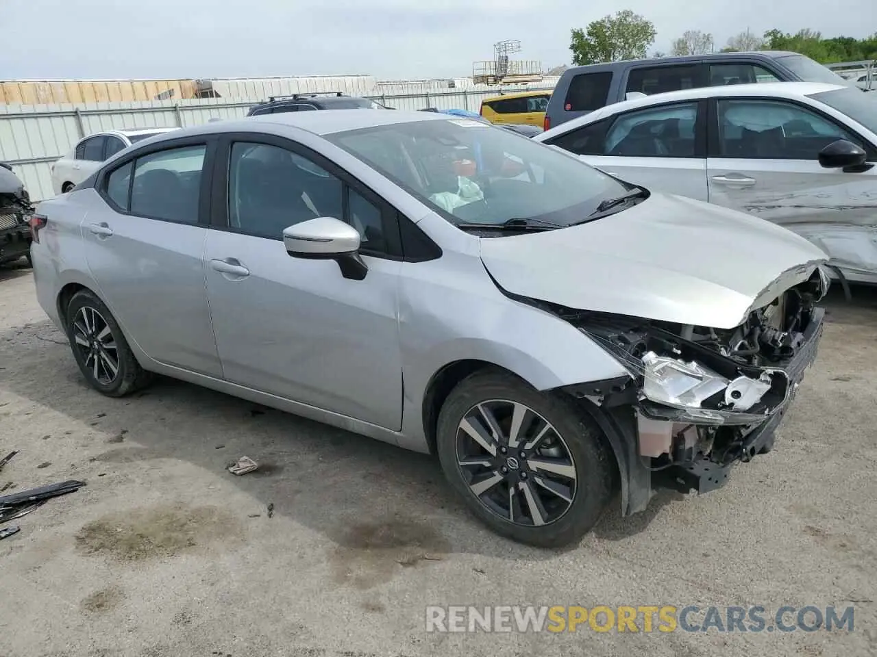 4 fotografías del automóvil dañado 3N1CN8EV0ML866696 NISSAN VERSA 2021