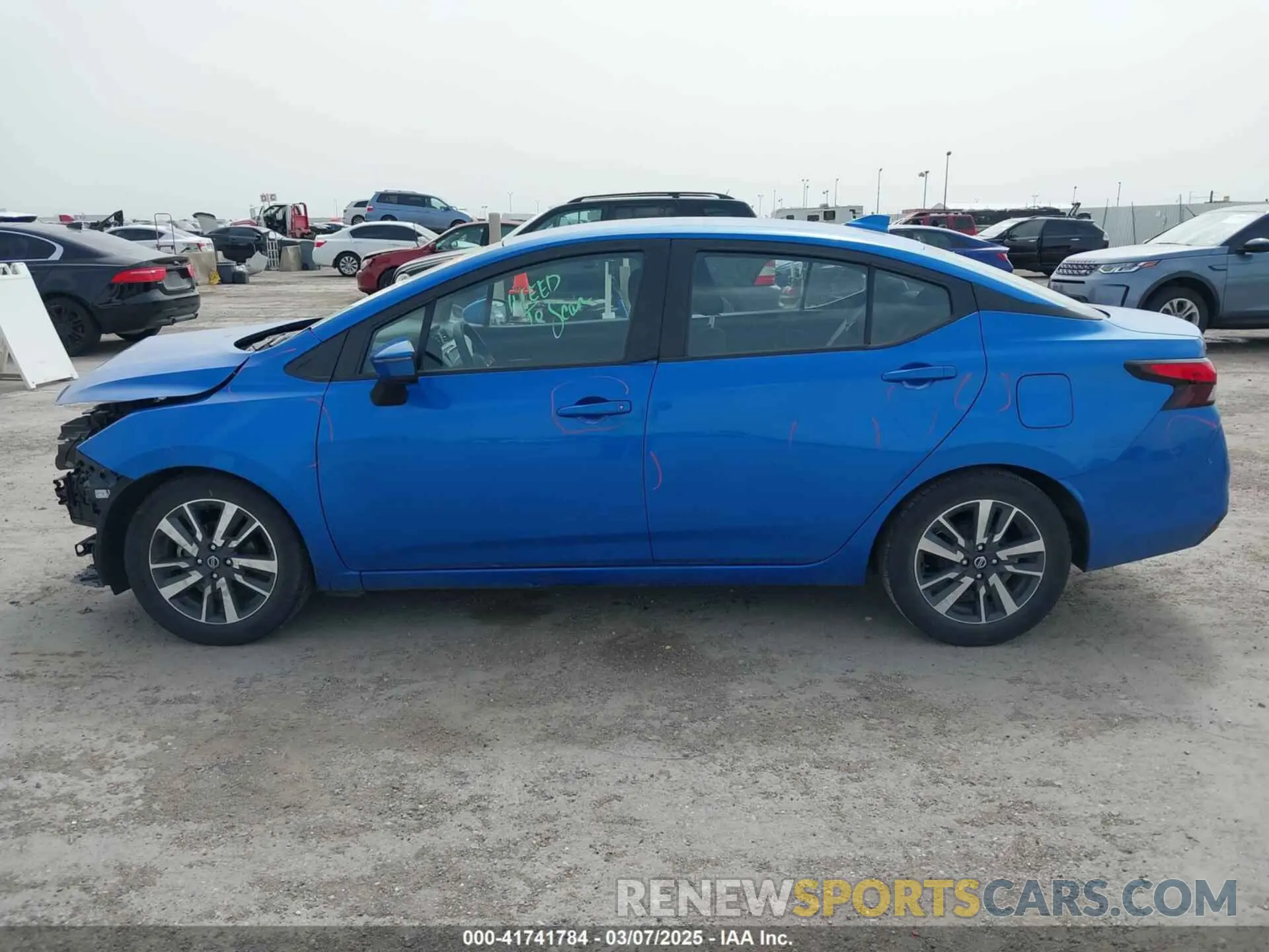 15 fotografías del automóvil dañado 3N1CN8EV0ML872935 NISSAN VERSA 2021