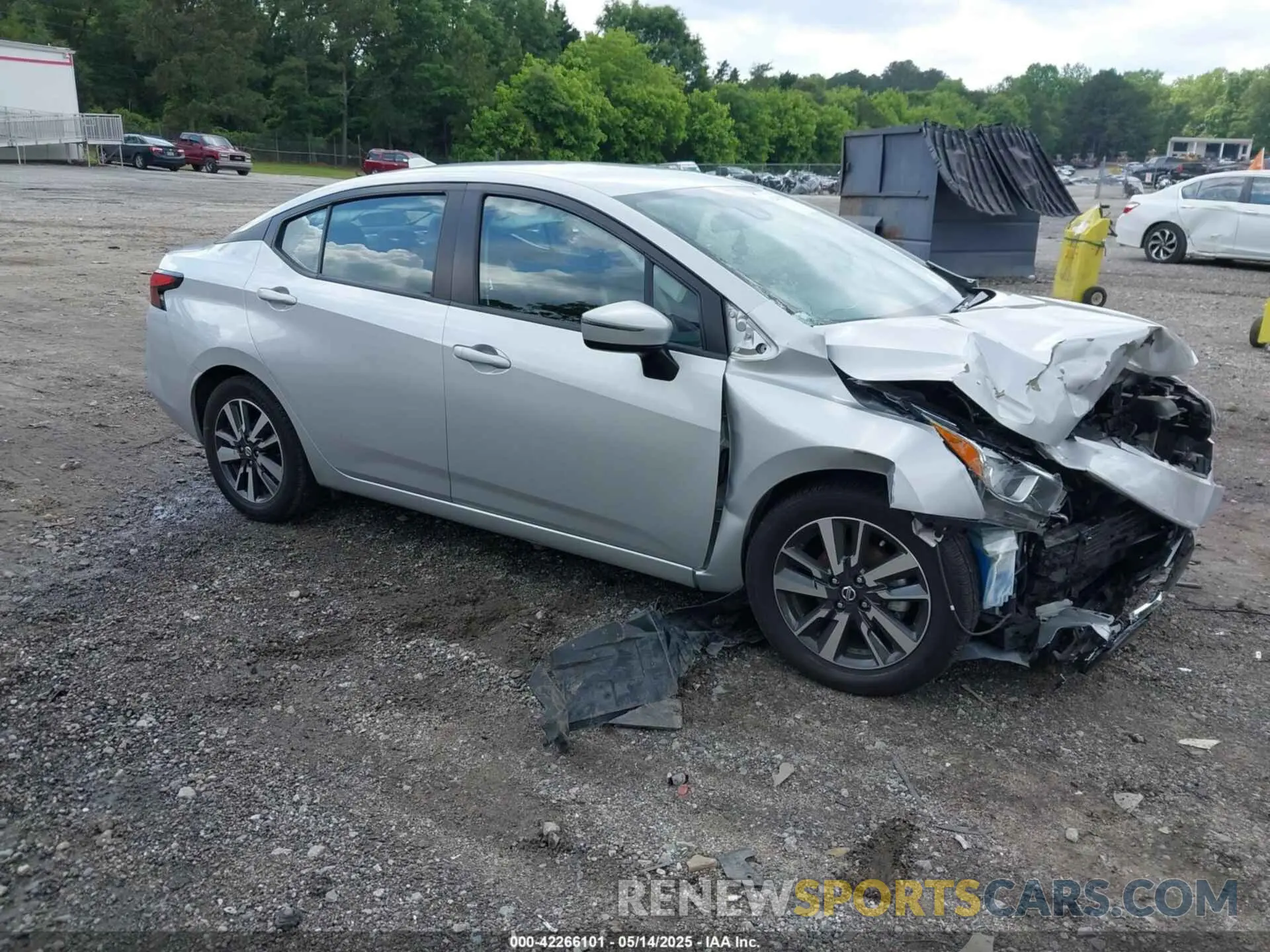 1 fotografías del automóvil dañado 3N1CN8EV0ML896670 NISSAN VERSA 2021