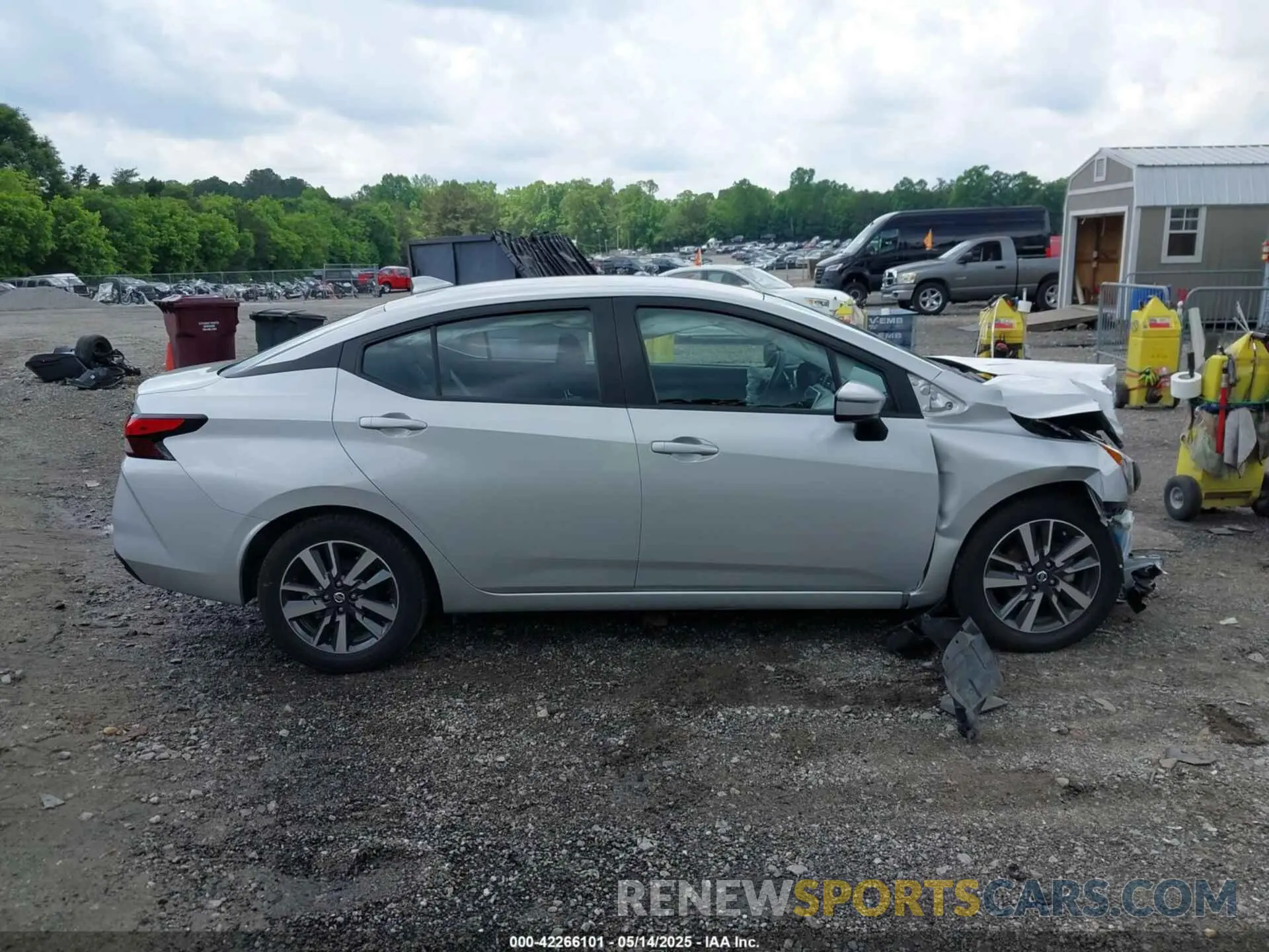 13 fotografías del automóvil dañado 3N1CN8EV0ML896670 NISSAN VERSA 2021