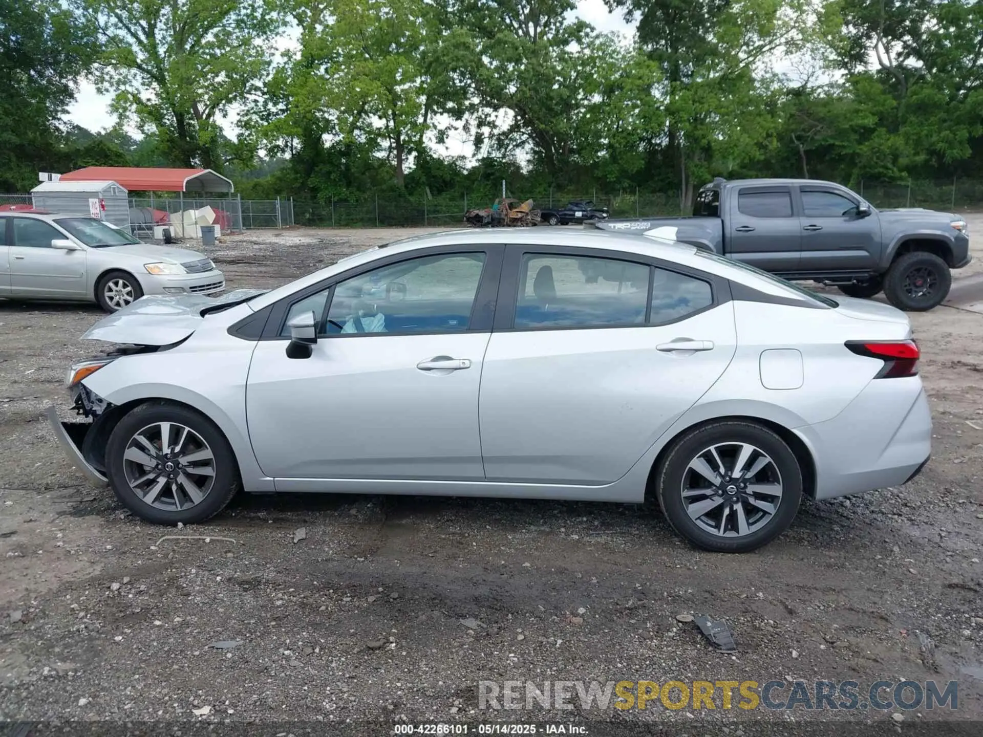 14 fotografías del automóvil dañado 3N1CN8EV0ML896670 NISSAN VERSA 2021