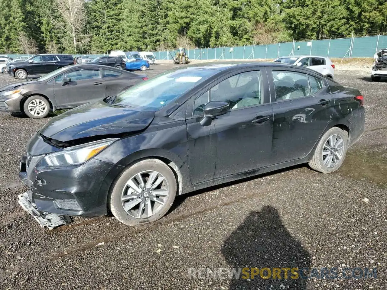 1 fotografías del automóvil dañado 3N1CN8EV1ML868344 NISSAN VERSA 2021