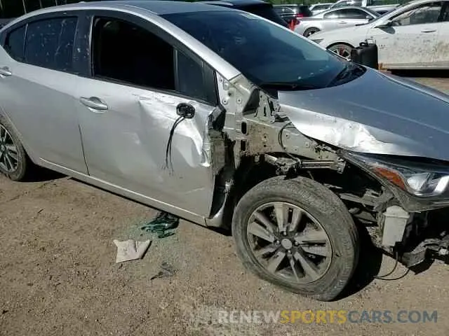 10 fotografías del automóvil dañado 3N1CN8EV1ML868652 NISSAN VERSA 2021