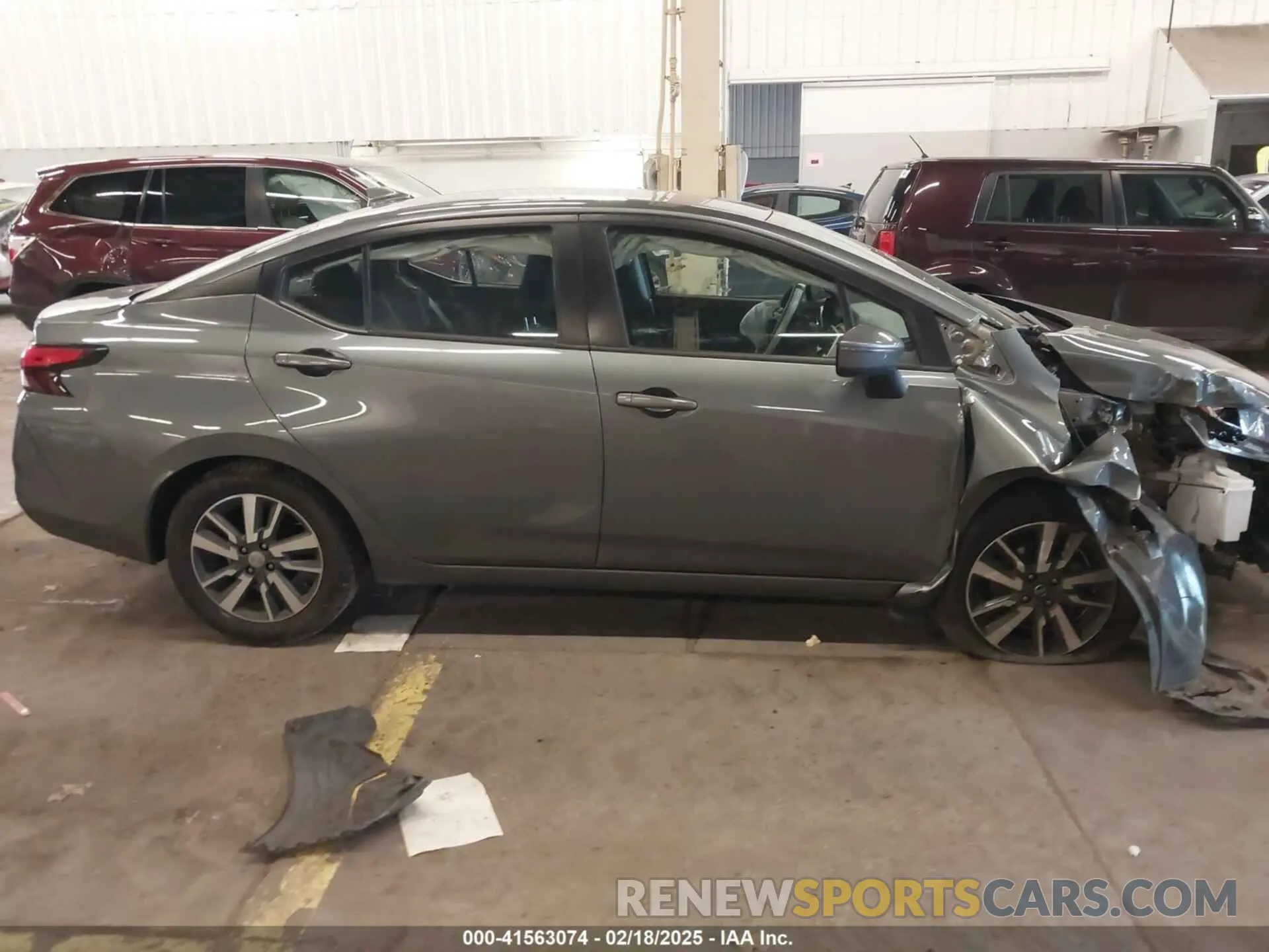 14 fotografías del automóvil dañado 3N1CN8EV1ML874144 NISSAN VERSA 2021