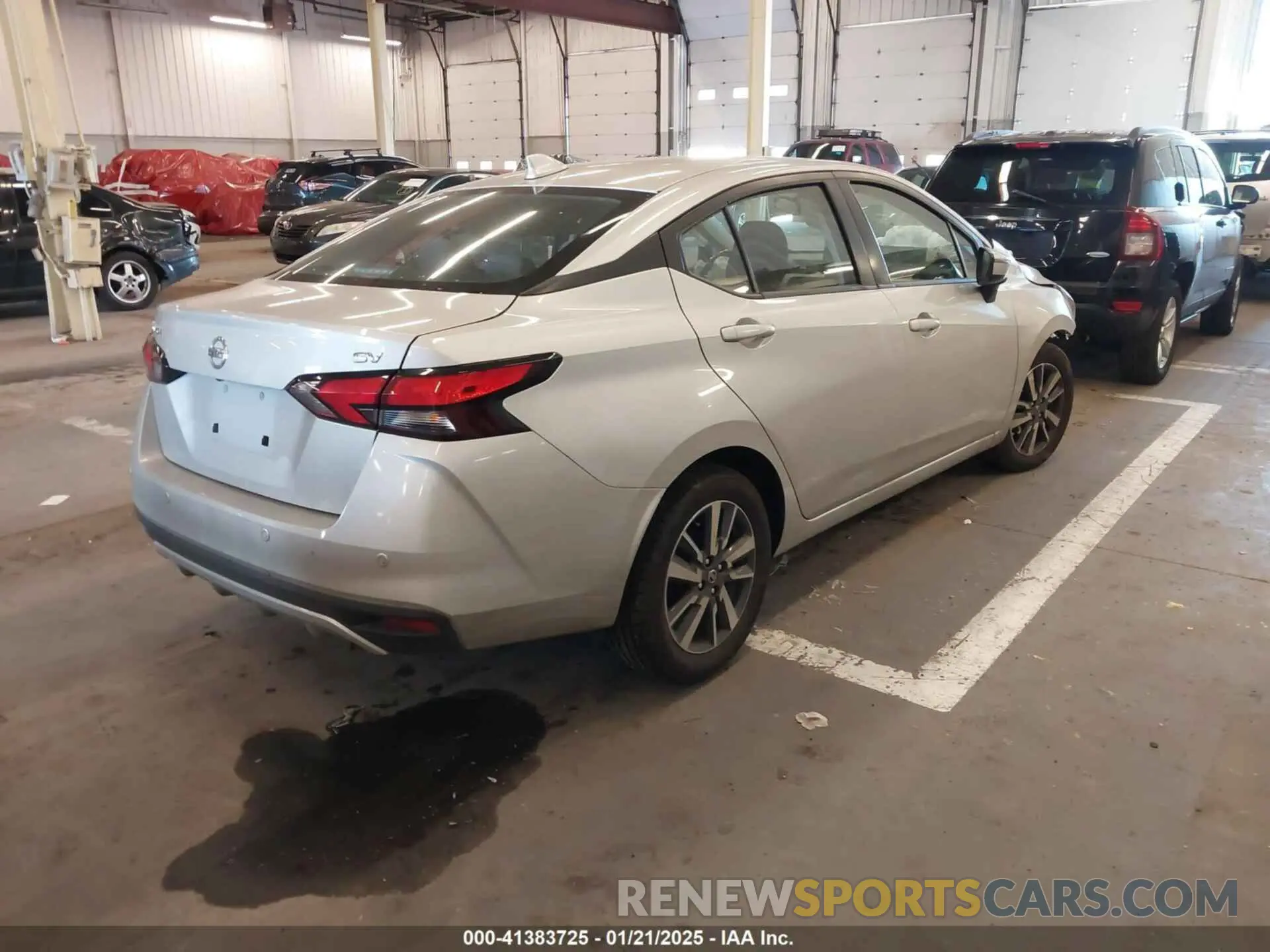 4 fotografías del automóvil dañado 3N1CN8EV1ML875990 NISSAN VERSA 2021