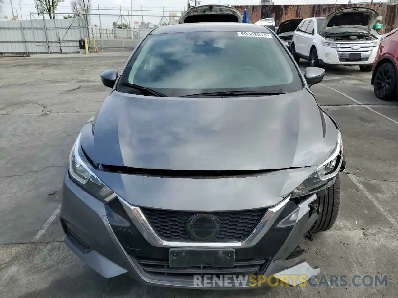 5 fotografías del automóvil dañado 3N1CN8EV1ML876038 NISSAN VERSA 2021