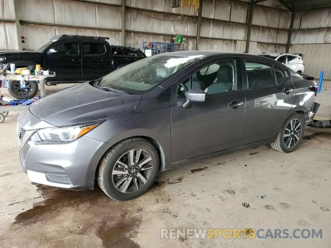 1 fotografías del automóvil dañado 3N1CN8EV1ML876783 NISSAN VERSA 2021