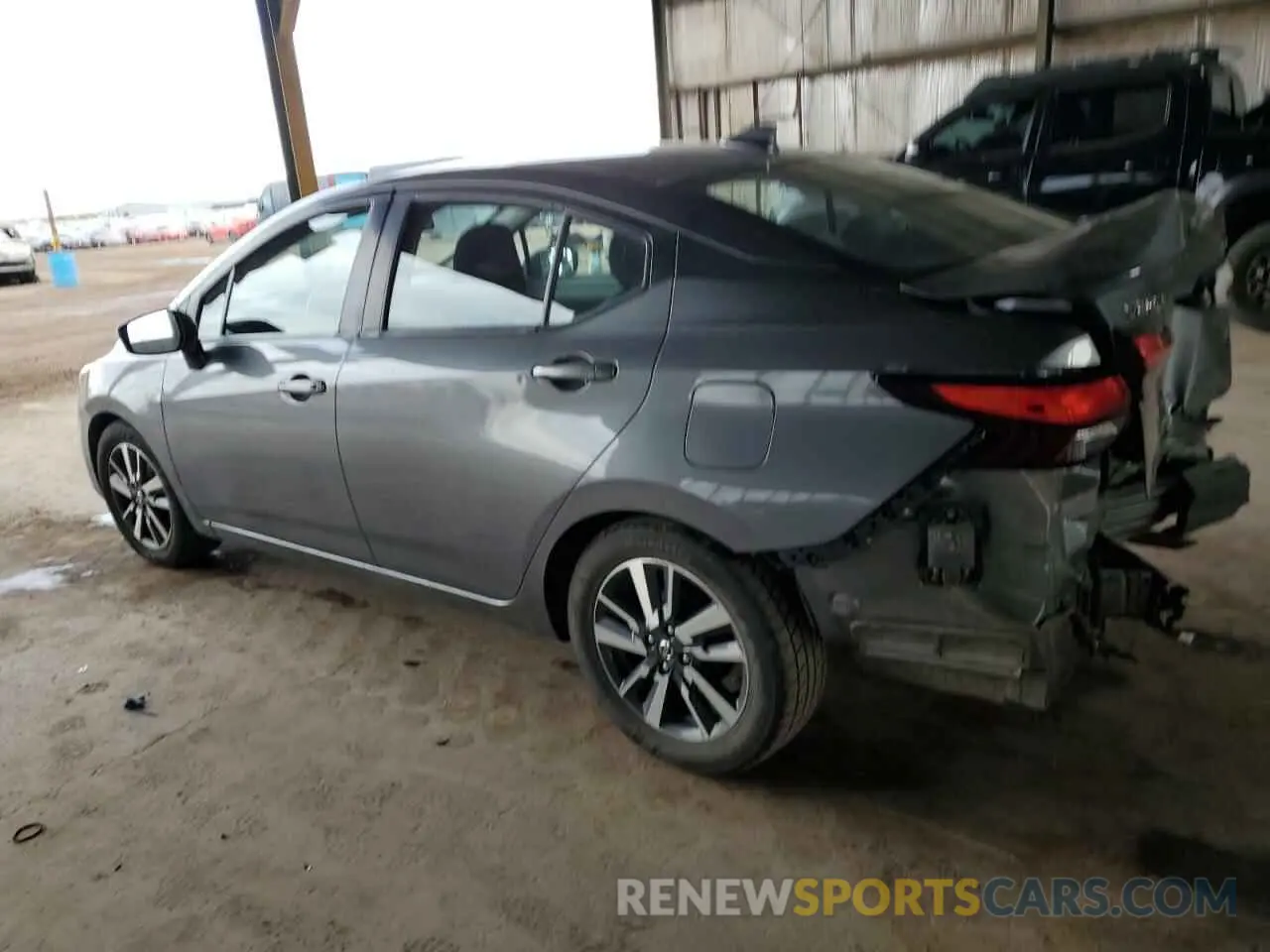 2 fotografías del automóvil dañado 3N1CN8EV1ML876783 NISSAN VERSA 2021
