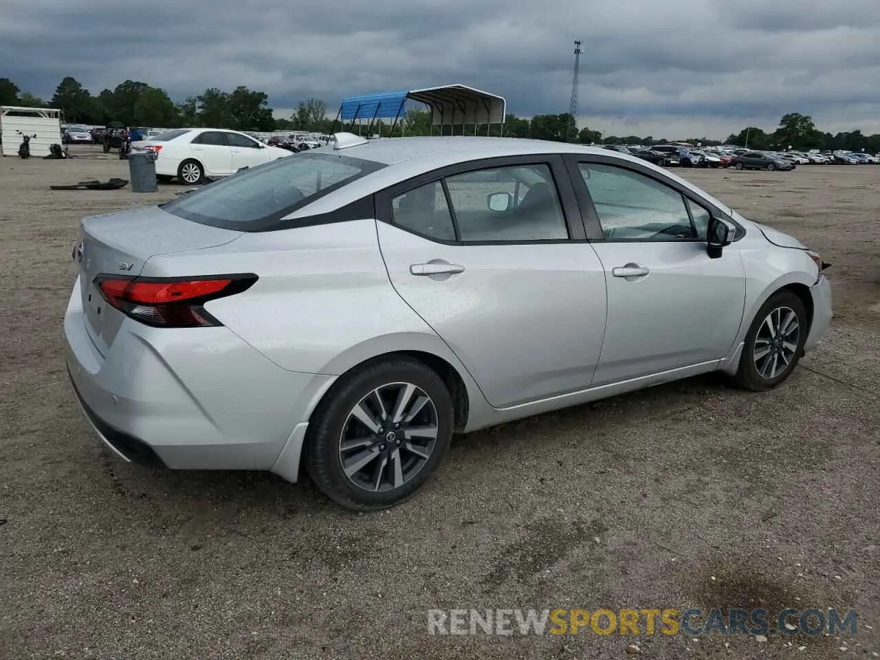 3 fotografías del automóvil dañado 3N1CN8EV1ML879988 NISSAN VERSA 2021