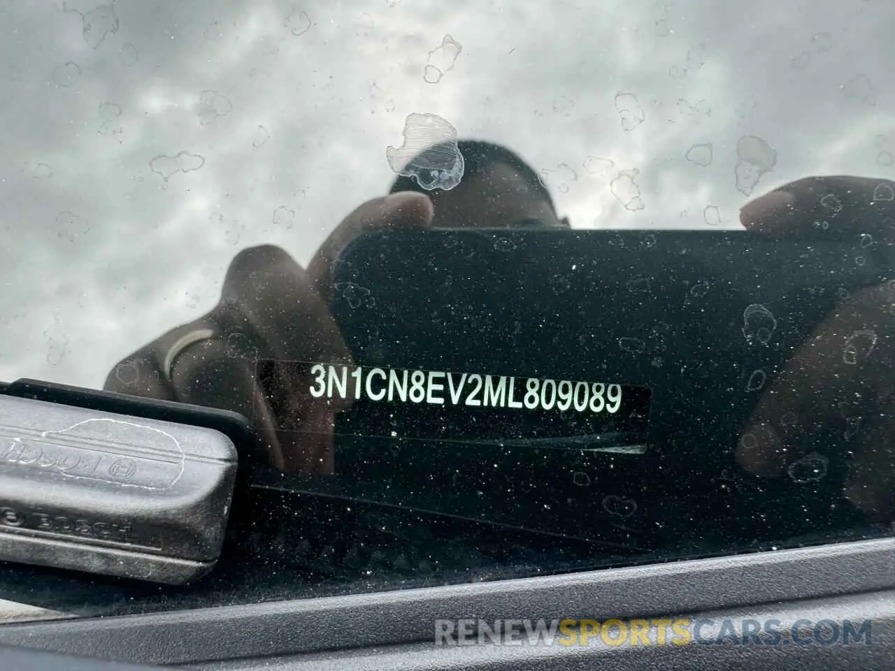 10 fotografías del automóvil dañado 3N1CN8EV2ML809089 NISSAN VERSA 2021