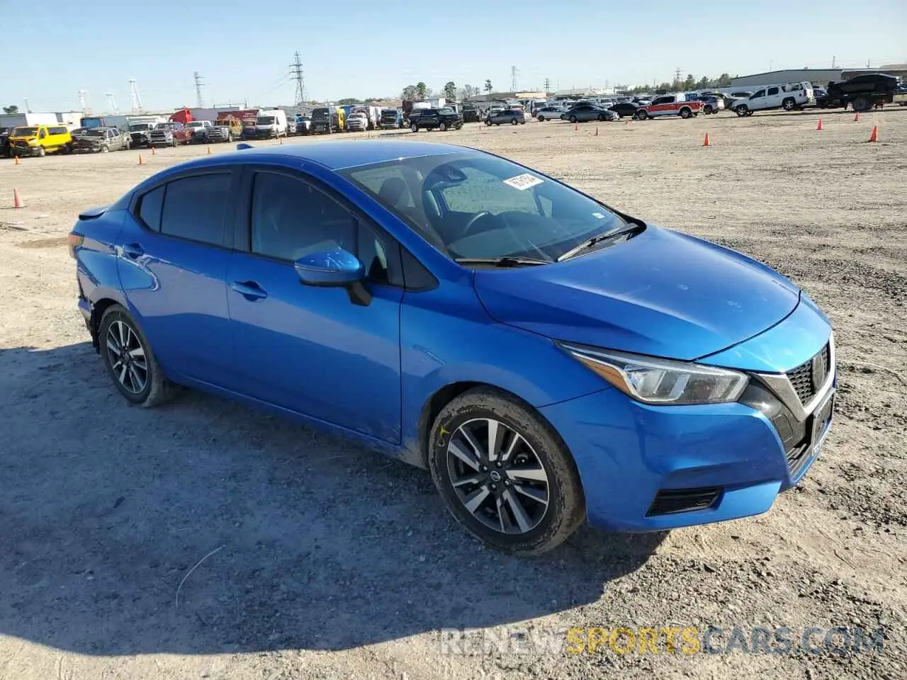 4 fotografías del automóvil dañado 3N1CN8EV2ML829391 NISSAN VERSA 2021