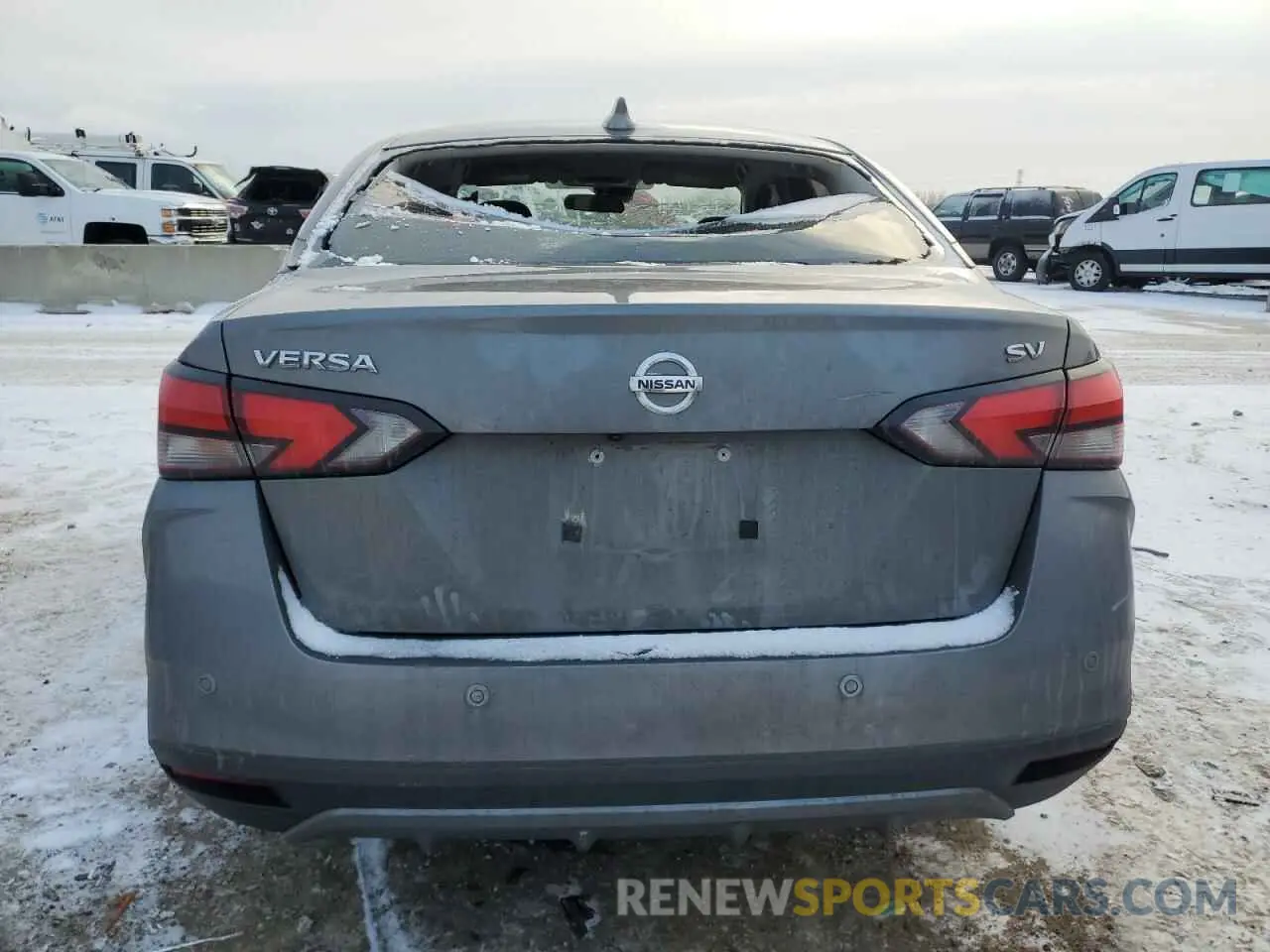 6 fotografías del automóvil dañado 3N1CN8EV2ML830976 NISSAN VERSA 2021