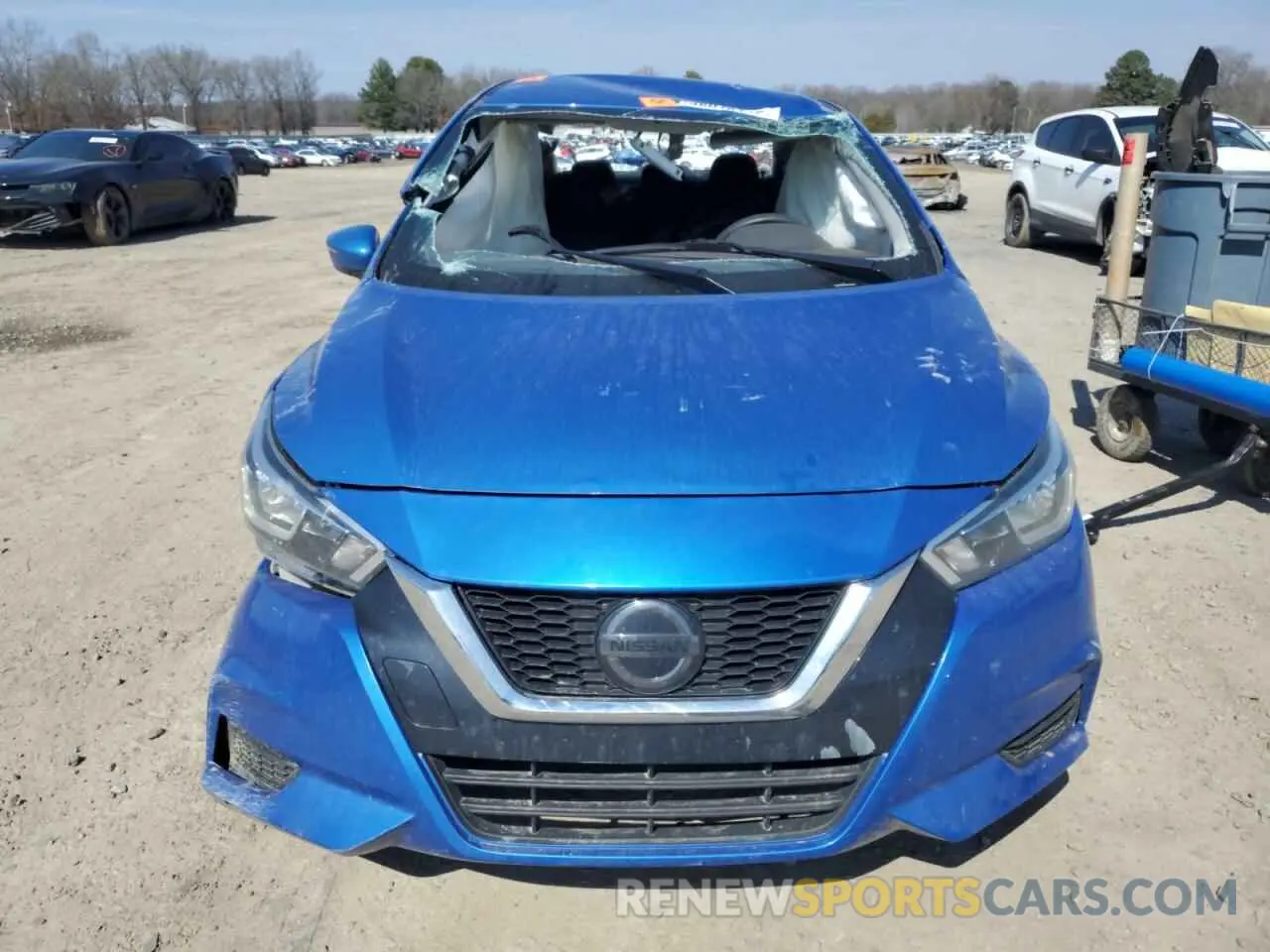 5 fotografías del automóvil dañado 3N1CN8EV2ML834218 NISSAN VERSA 2021