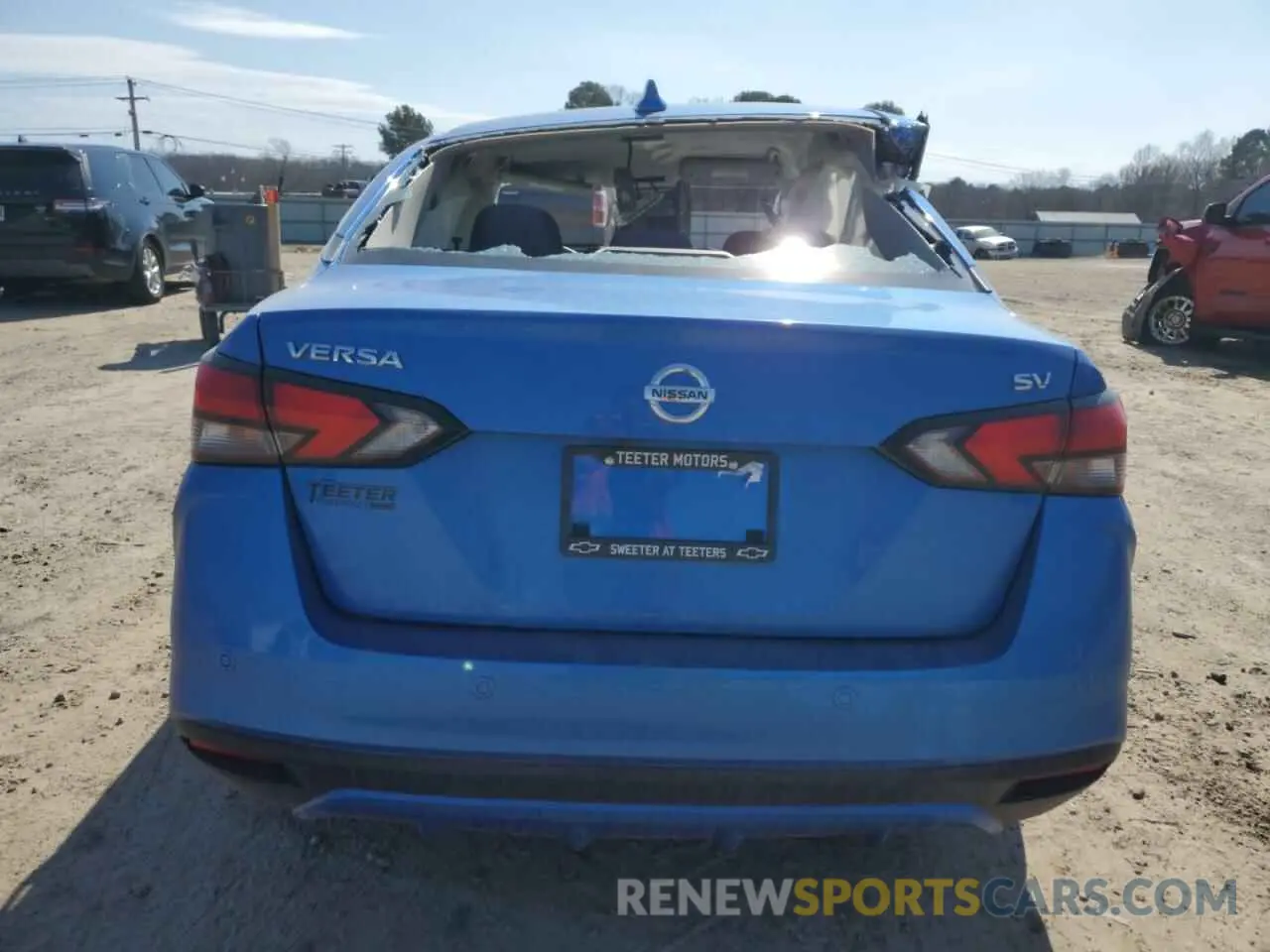 6 fotografías del automóvil dañado 3N1CN8EV2ML834218 NISSAN VERSA 2021