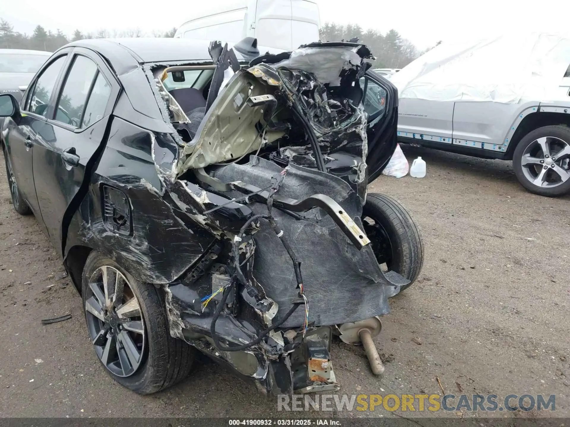 18 fotografías del automóvil dañado 3N1CN8EV2ML843887 NISSAN VERSA 2021