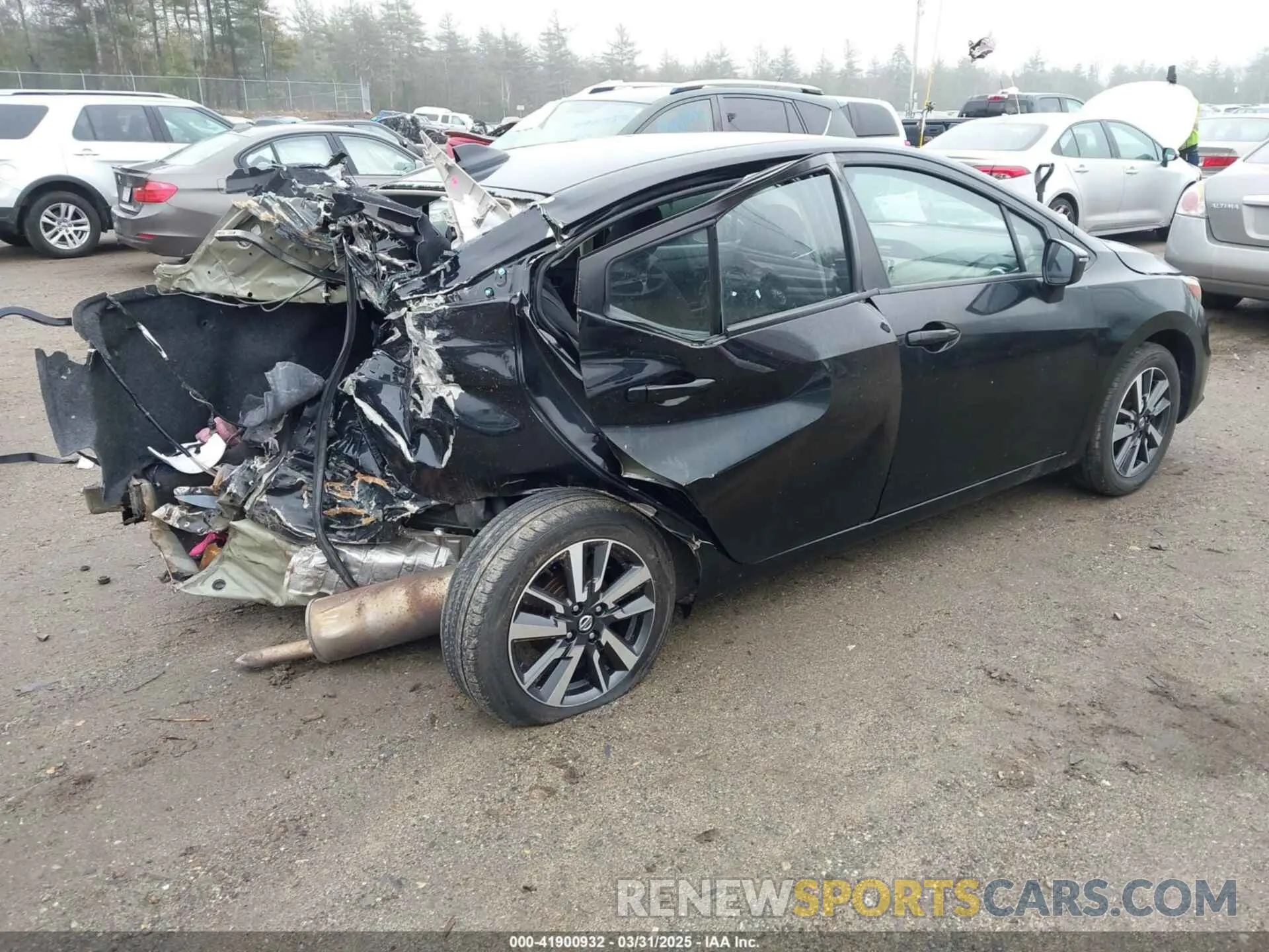 4 fotografías del automóvil dañado 3N1CN8EV2ML843887 NISSAN VERSA 2021