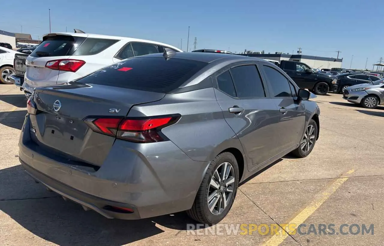 4 fotografías del automóvil dañado 3N1CN8EV2ML863976 NISSAN VERSA 2021