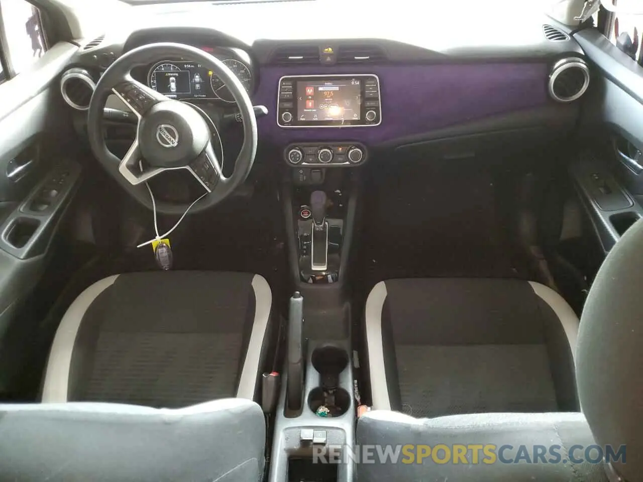 8 fotografías del automóvil dañado 3N1CN8EV2ML885475 NISSAN VERSA 2021