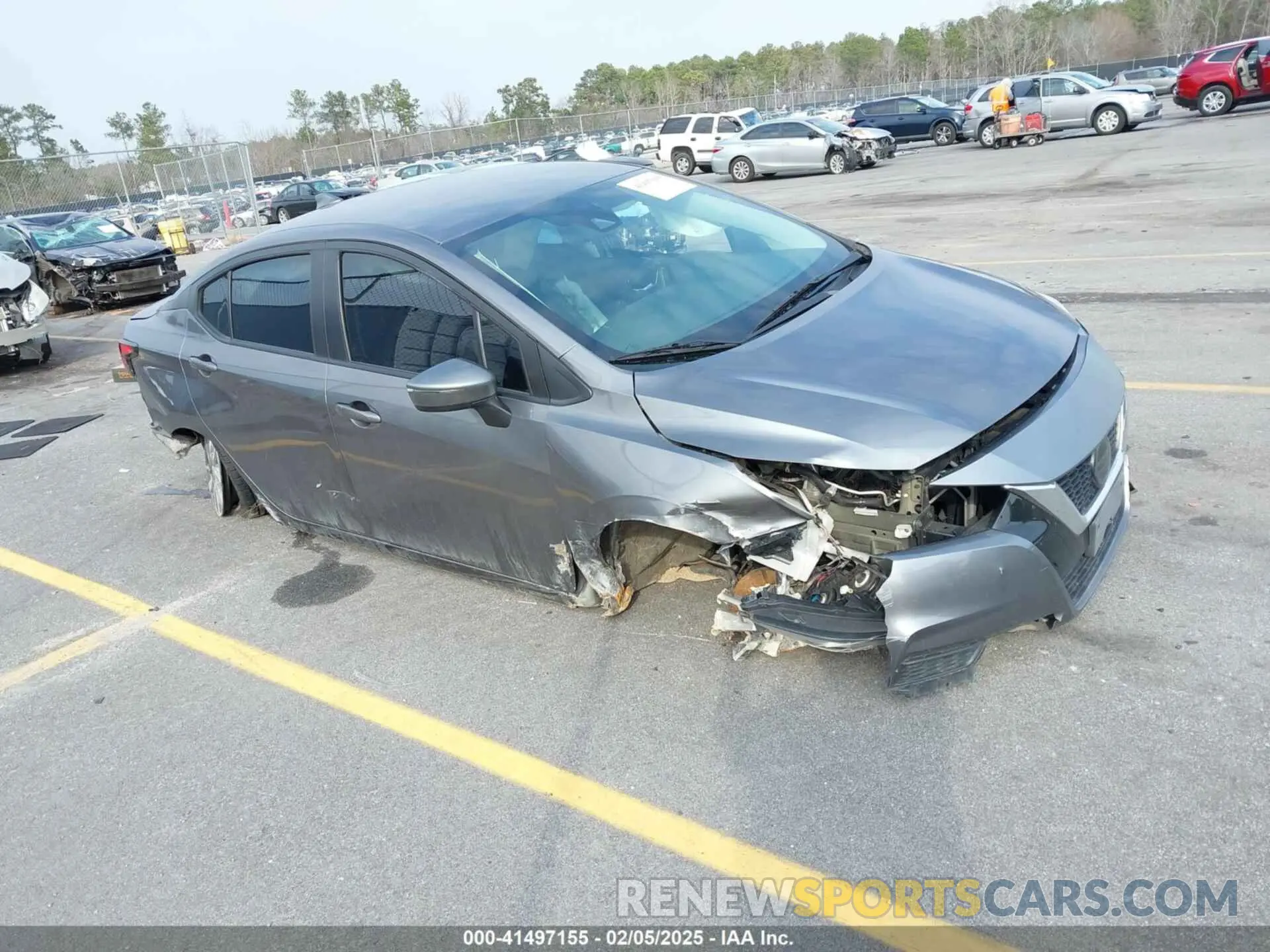 1 fotografías del automóvil dañado 3N1CN8EV2ML893625 NISSAN VERSA 2021
