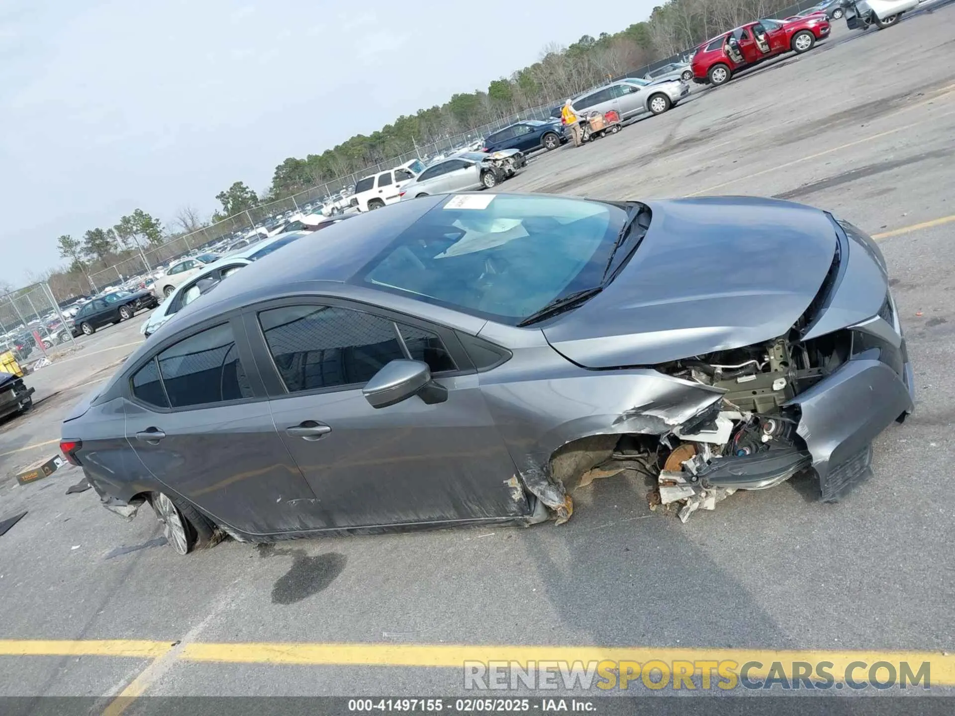 13 fotografías del automóvil dañado 3N1CN8EV2ML893625 NISSAN VERSA 2021