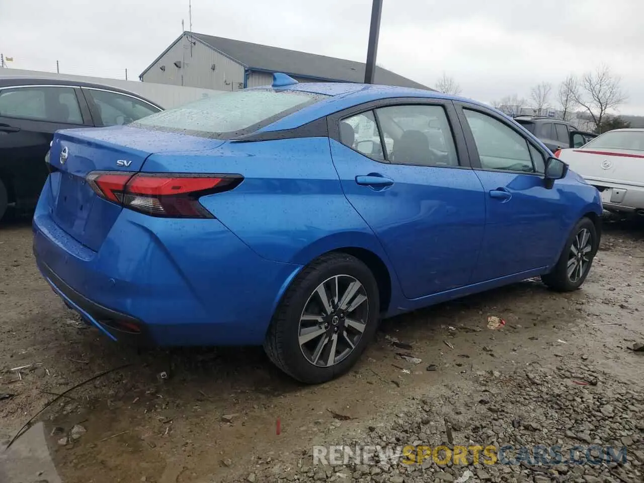 3 fotografías del automóvil dañado 3N1CN8EV3ML812079 NISSAN VERSA 2021