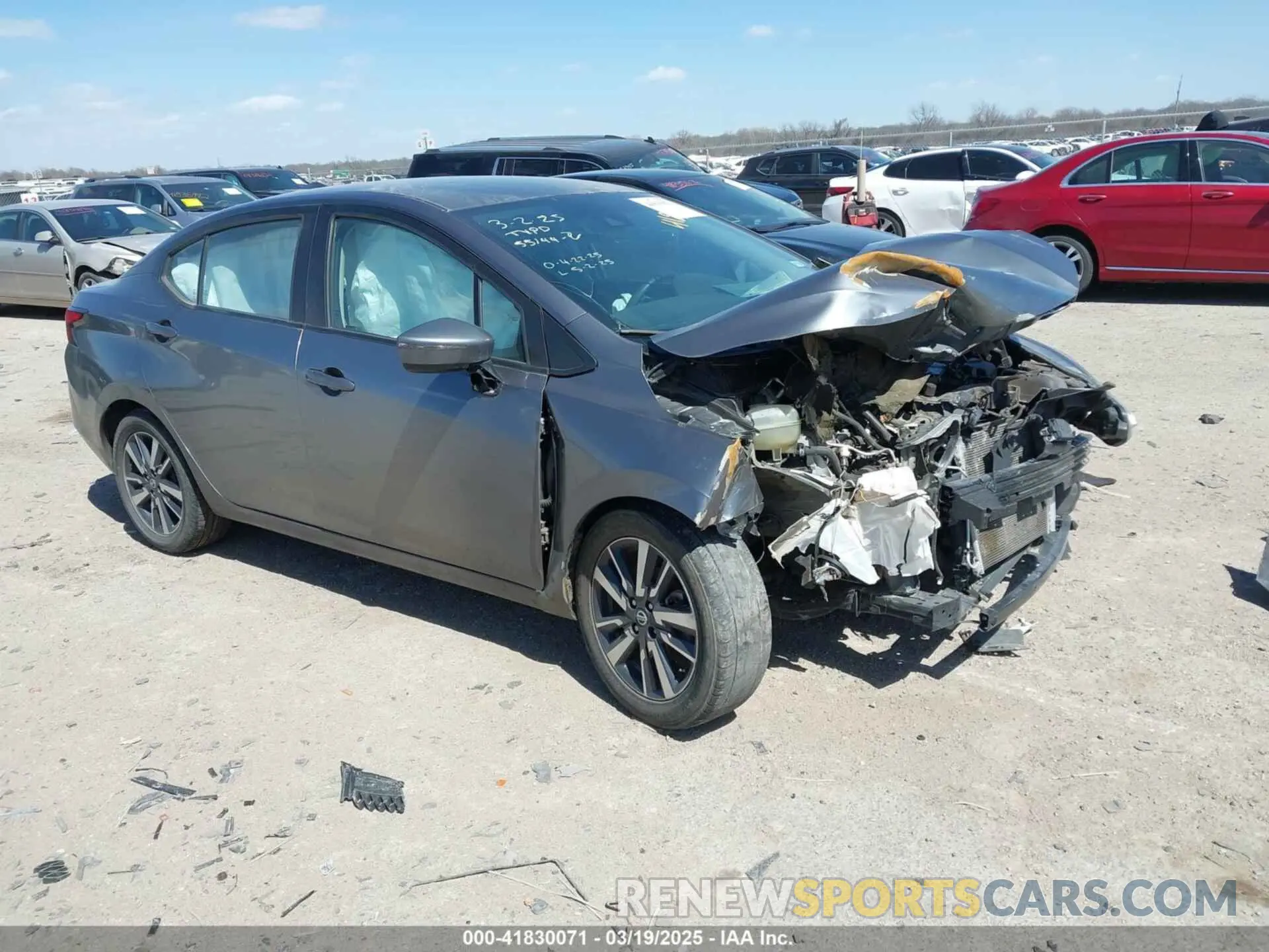 1 fotografías del automóvil dañado 3N1CN8EV3ML826189 NISSAN VERSA 2021