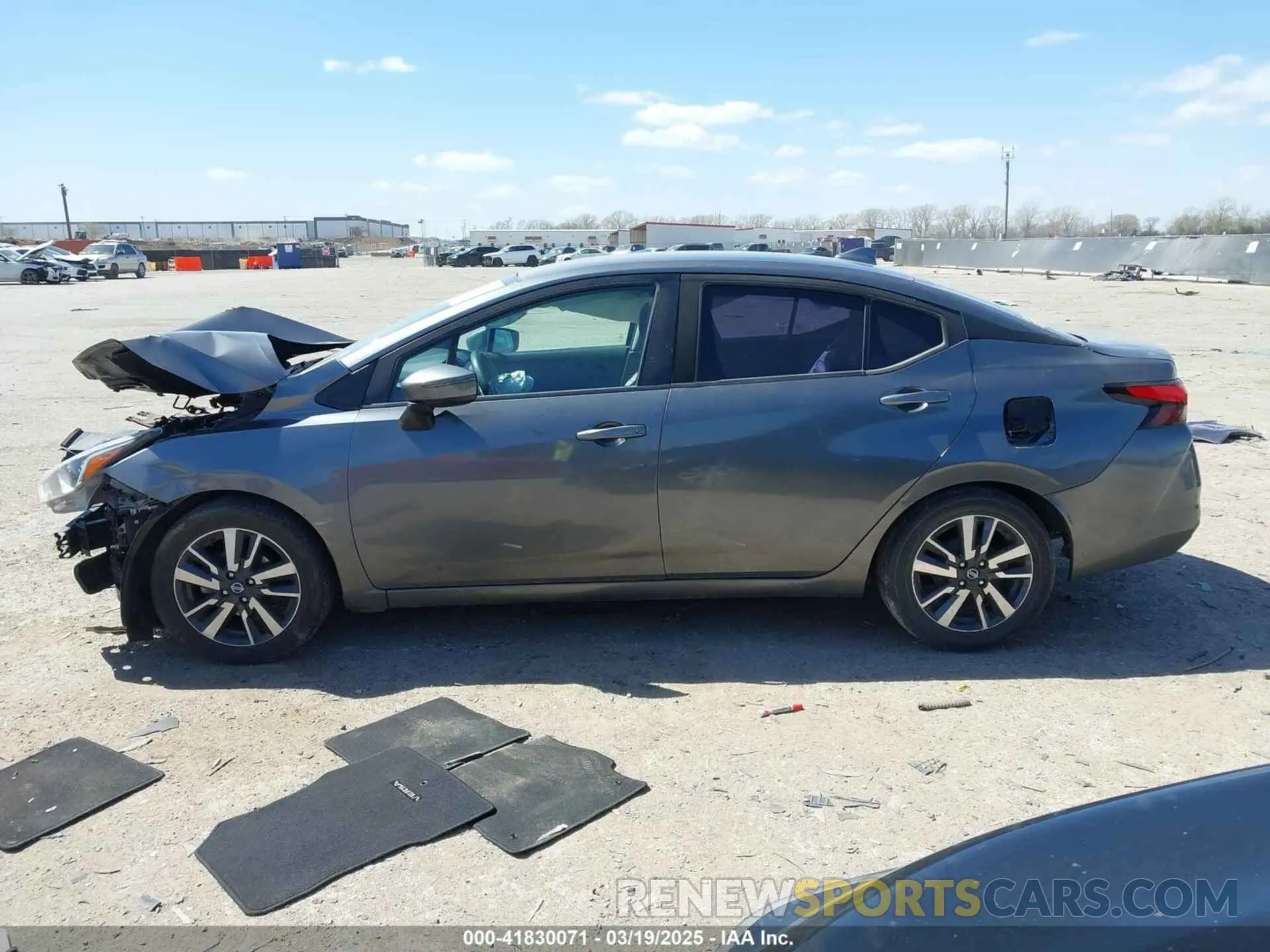 14 fotografías del automóvil dañado 3N1CN8EV3ML826189 NISSAN VERSA 2021