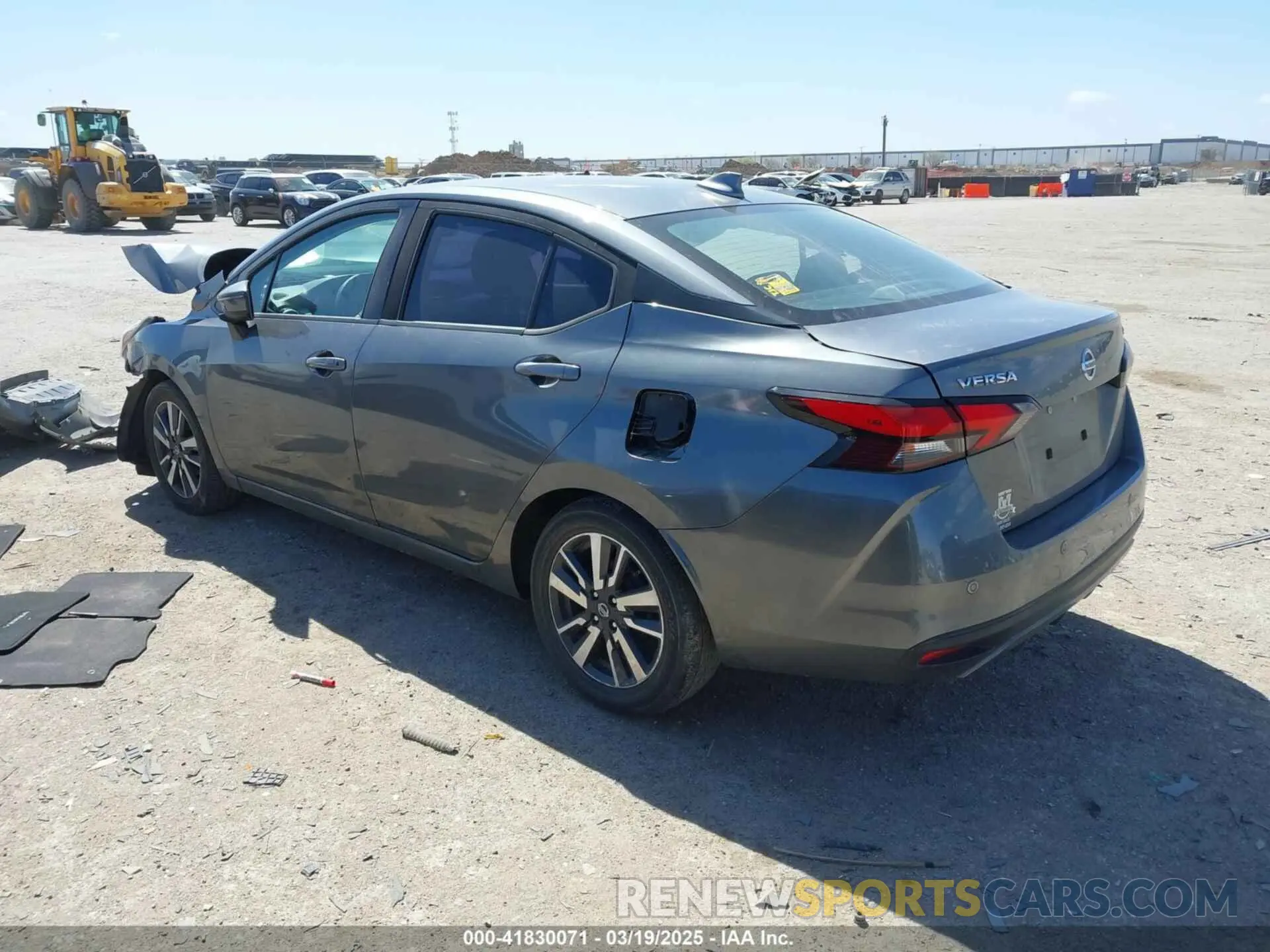 3 fotografías del automóvil dañado 3N1CN8EV3ML826189 NISSAN VERSA 2021