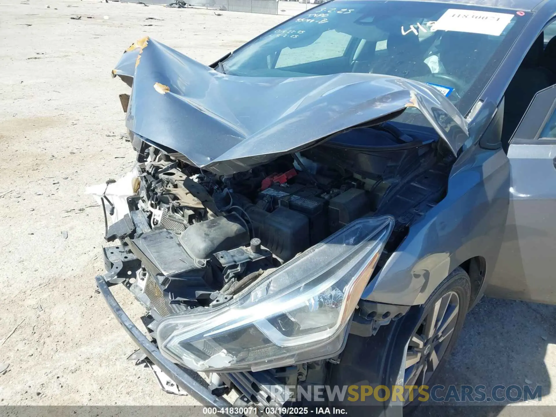 6 fotografías del automóvil dañado 3N1CN8EV3ML826189 NISSAN VERSA 2021