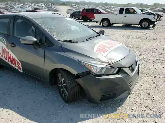 13 fotografías del automóvil dañado 3N1CN8EV3ML826239 NISSAN VERSA 2021