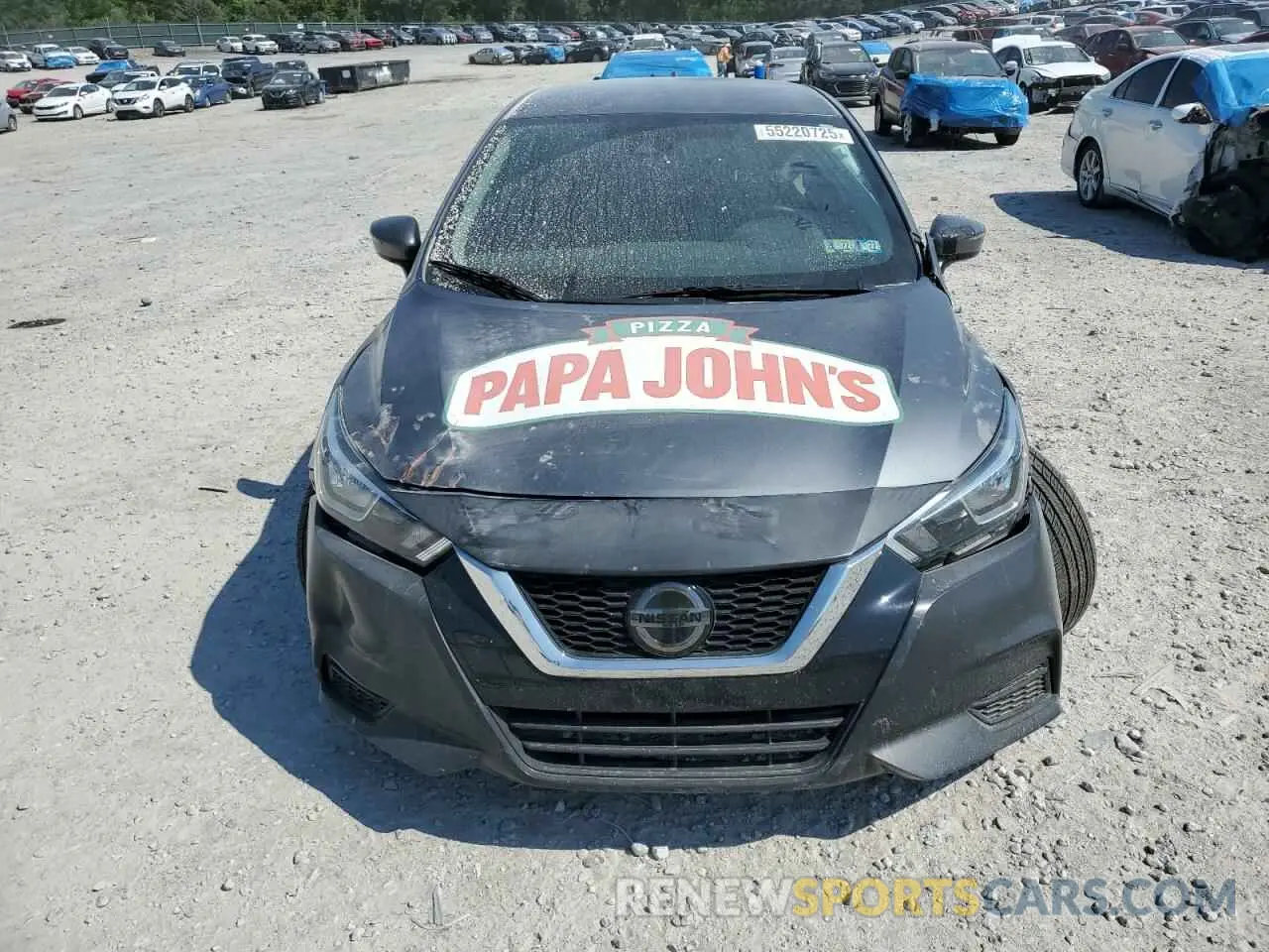 5 fotografías del automóvil dañado 3N1CN8EV3ML826239 NISSAN VERSA 2021