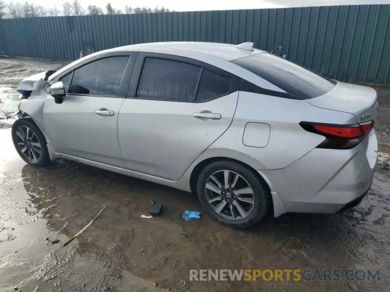 2 fotografías del automóvil dañado 3N1CN8EV3ML828718 NISSAN VERSA 2021