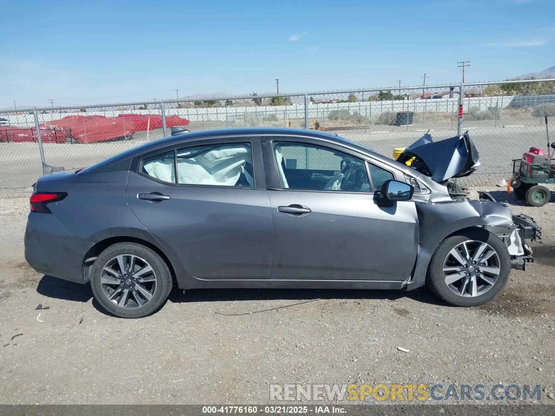 14 fotografías del automóvil dañado 3N1CN8EV3ML828833 NISSAN VERSA 2021