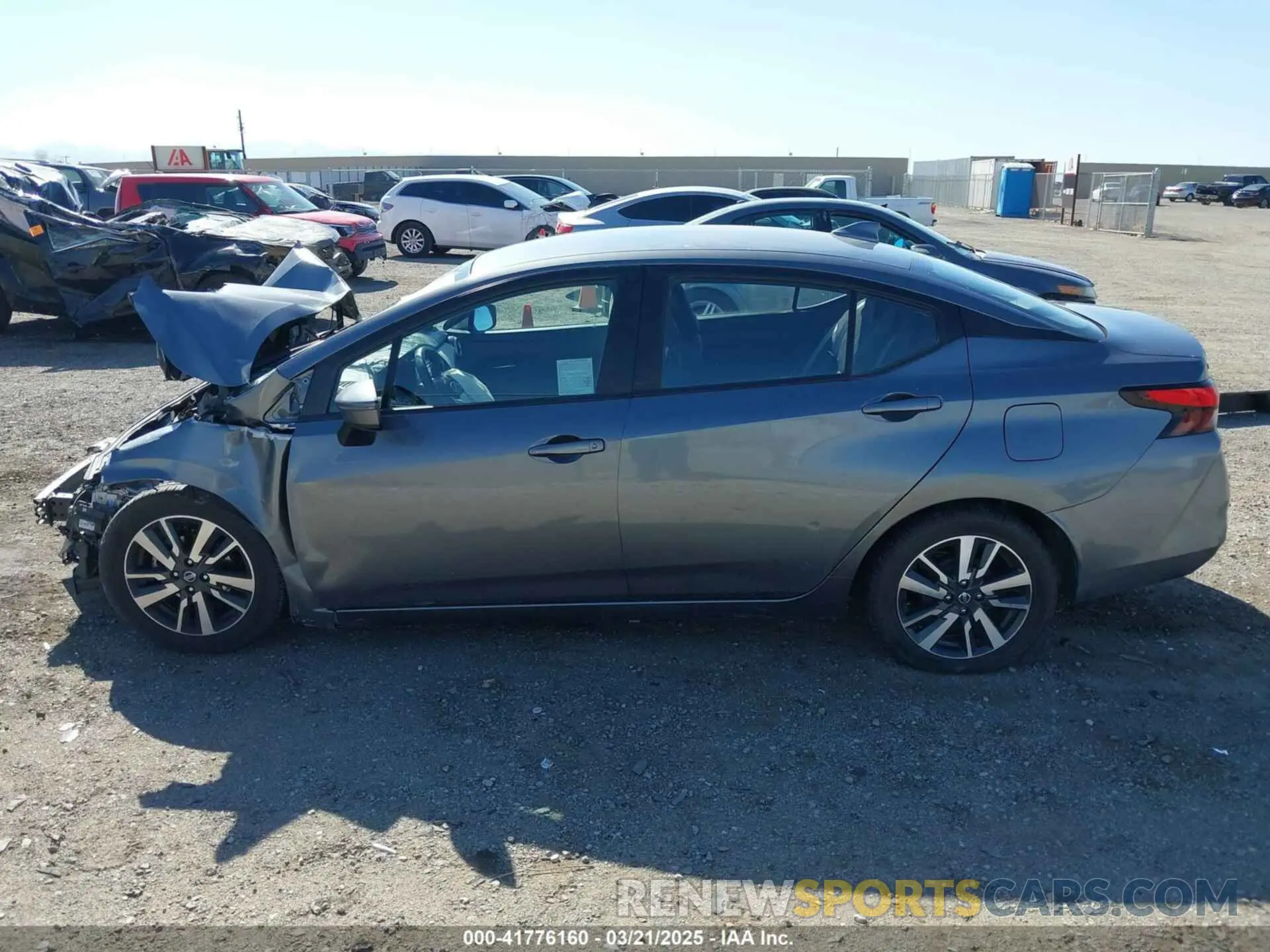15 fotografías del automóvil dañado 3N1CN8EV3ML828833 NISSAN VERSA 2021