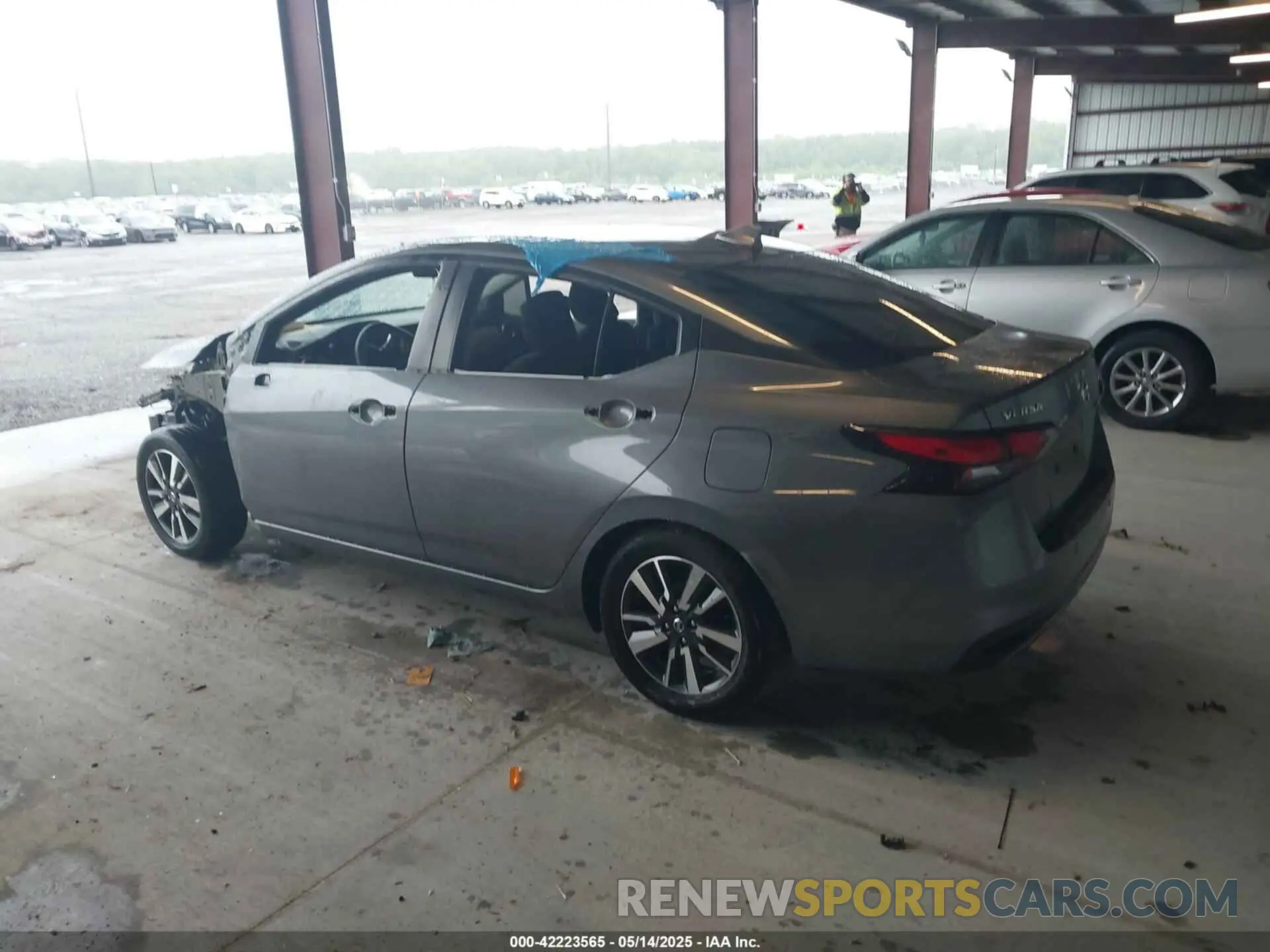 14 fotografías del automóvil dañado 3N1CN8EV3ML834941 NISSAN VERSA 2021