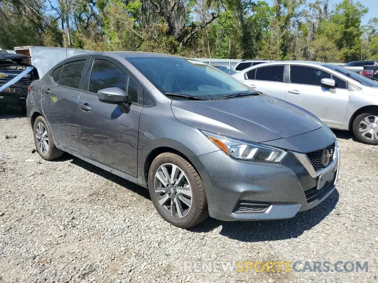 4 fotografías del automóvil dañado 3N1CN8EV3ML838410 NISSAN VERSA 2021