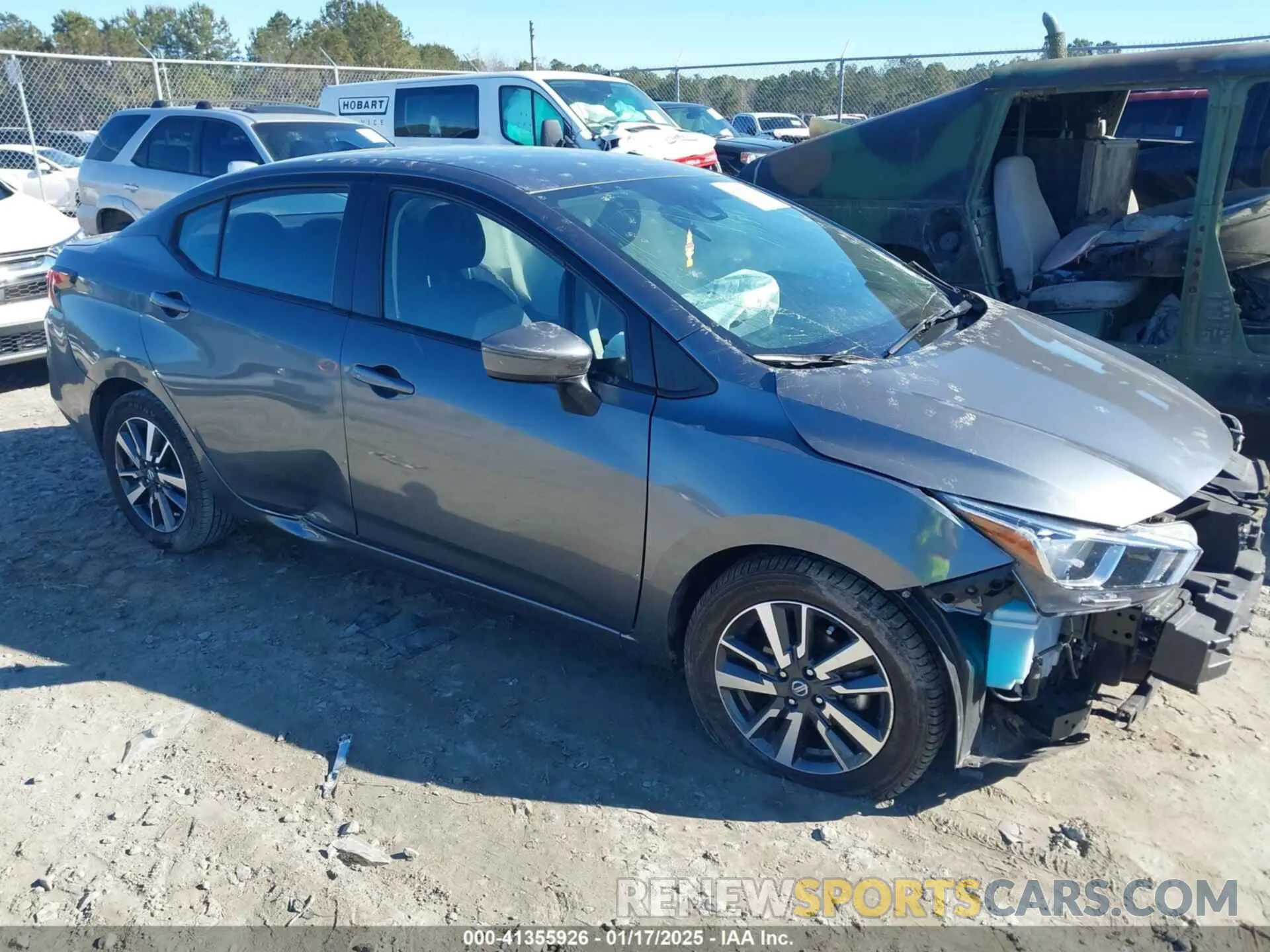 1 fotografías del automóvil dañado 3N1CN8EV3ML841162 NISSAN VERSA 2021