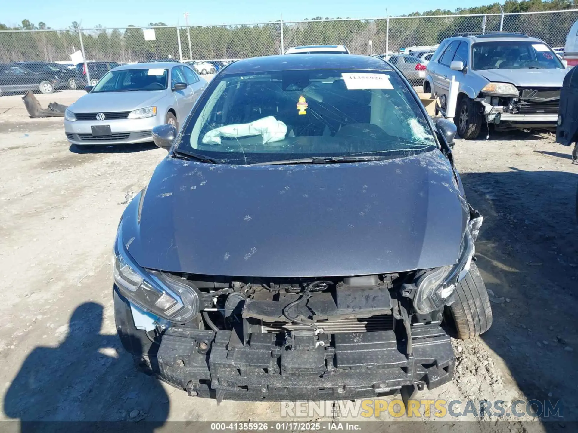 12 fotografías del automóvil dañado 3N1CN8EV3ML841162 NISSAN VERSA 2021