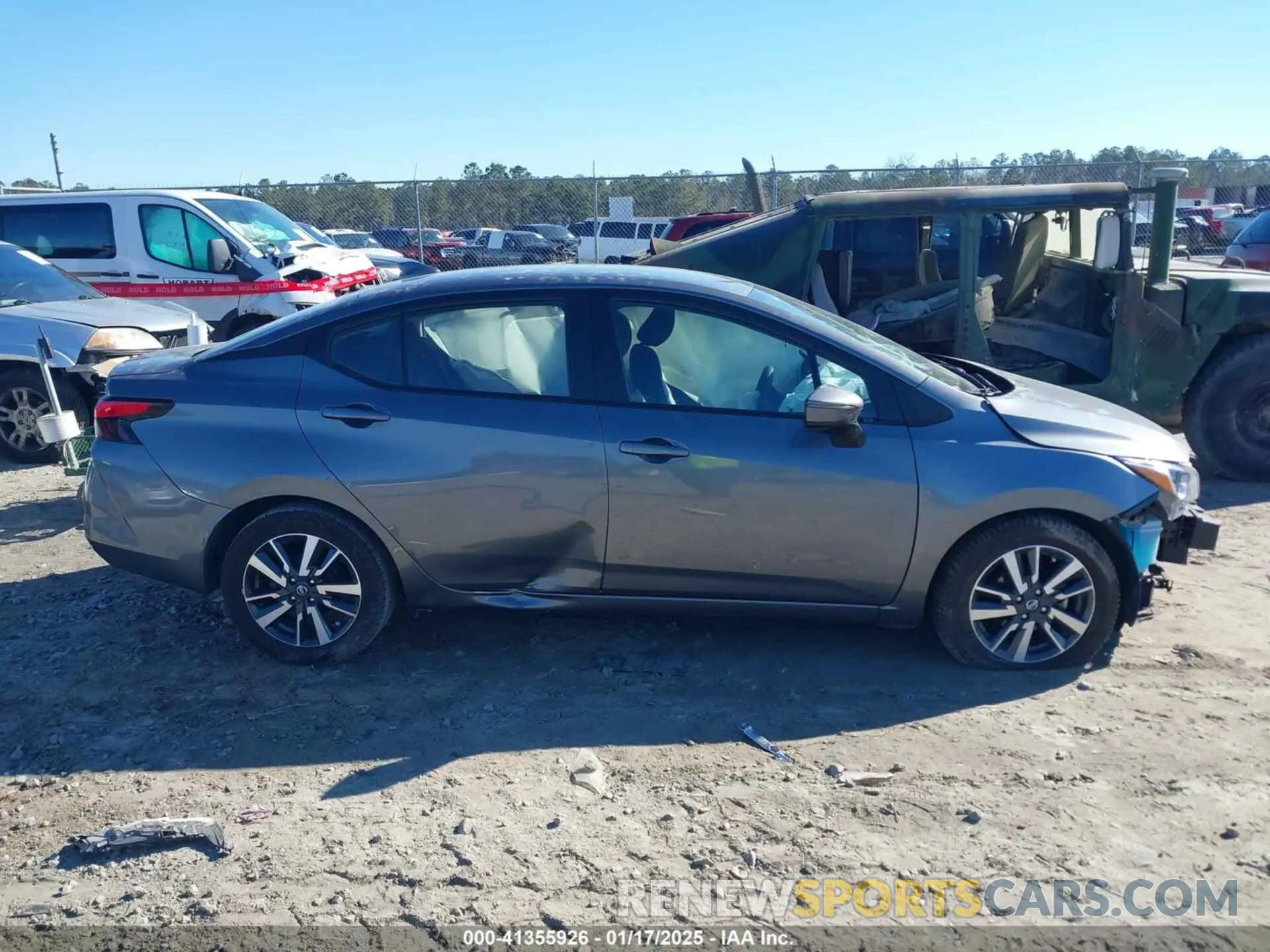 13 fotografías del automóvil dañado 3N1CN8EV3ML841162 NISSAN VERSA 2021