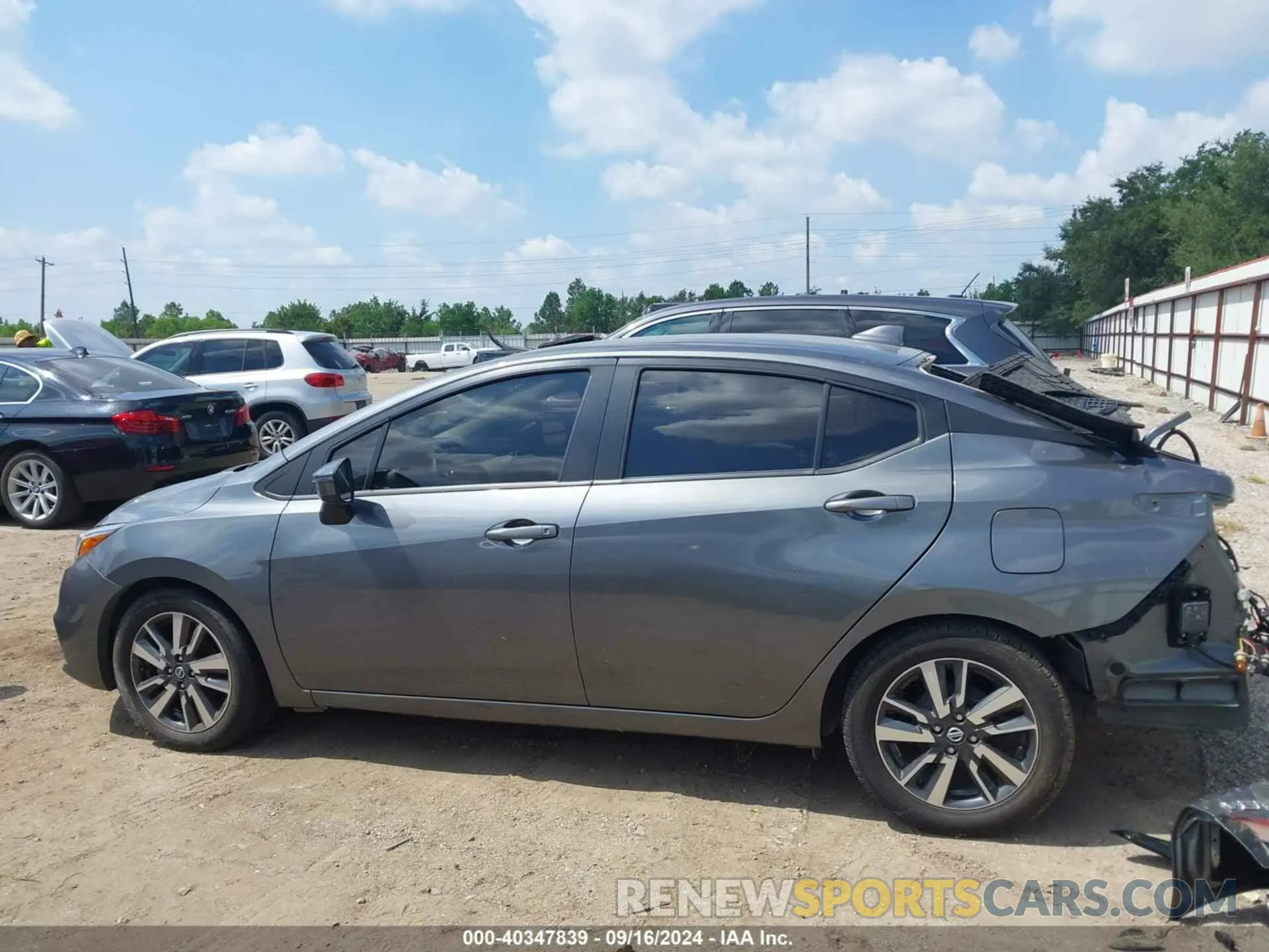 15 fotografías del automóvil dañado 3N1CN8EV3ML885954 NISSAN VERSA 2021