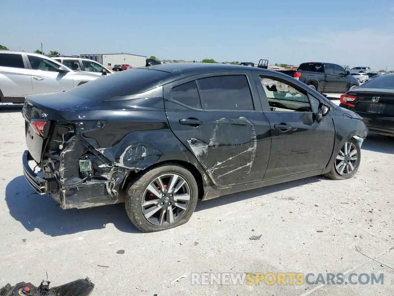 3 fotografías del automóvil dañado 3N1CN8EV3ML912845 NISSAN VERSA 2021