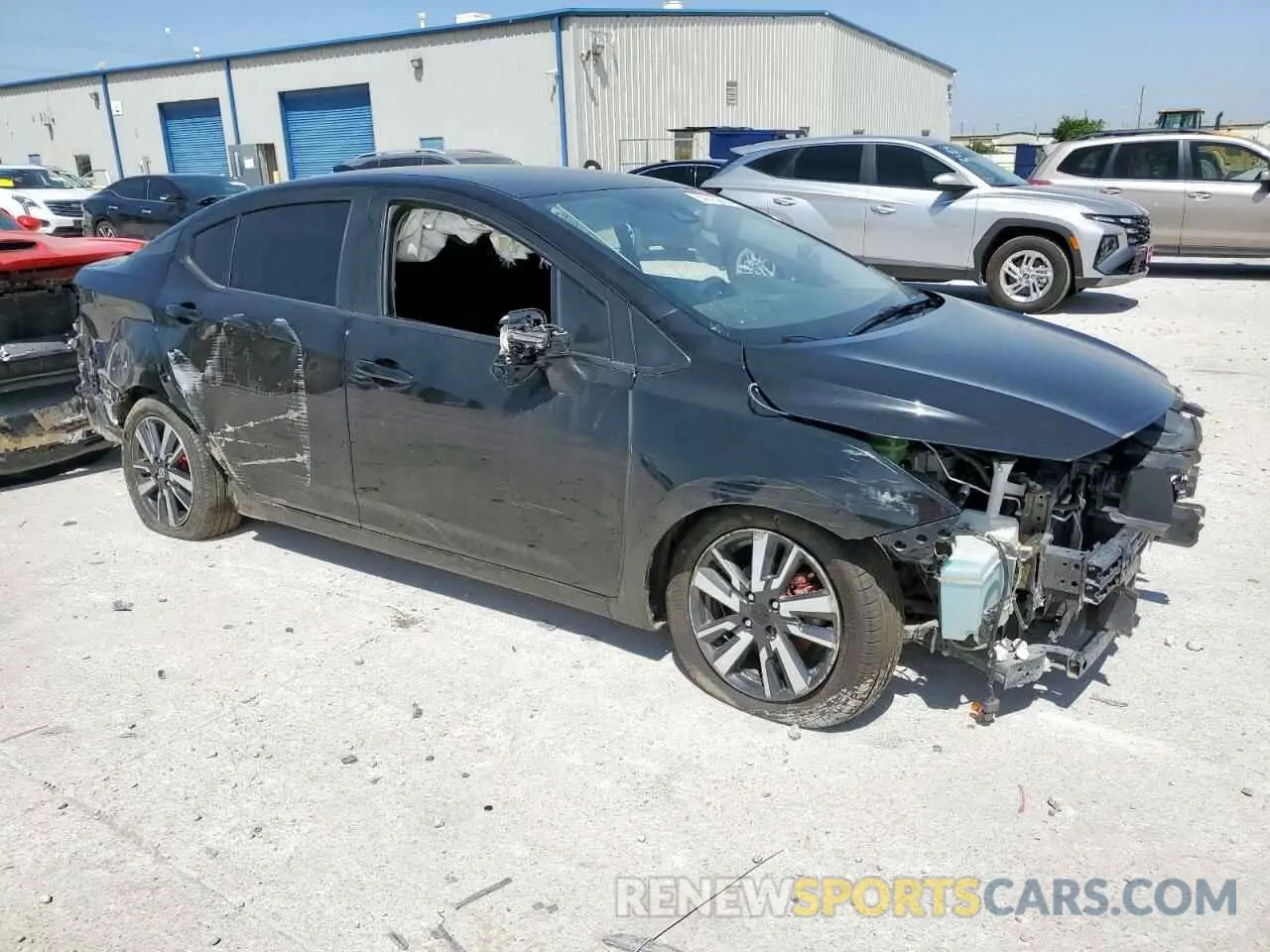 4 fotografías del automóvil dañado 3N1CN8EV3ML912845 NISSAN VERSA 2021
