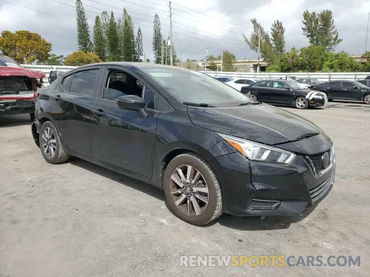 4 fotografías del automóvil dañado 3N1CN8EV3ML913865 NISSAN VERSA 2021