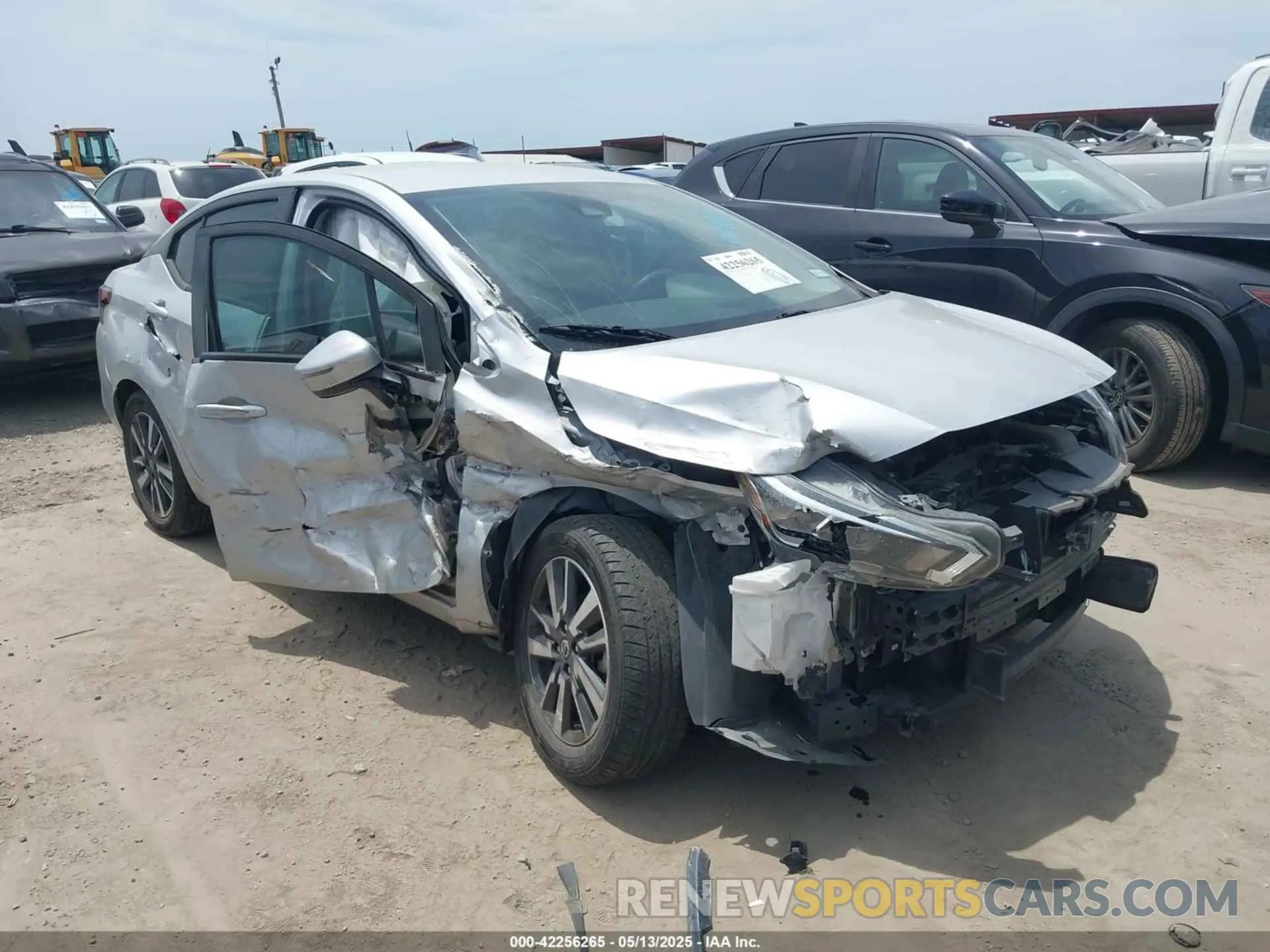 1 fotografías del automóvil dañado 3N1CN8EV4ML815301 NISSAN VERSA 2021