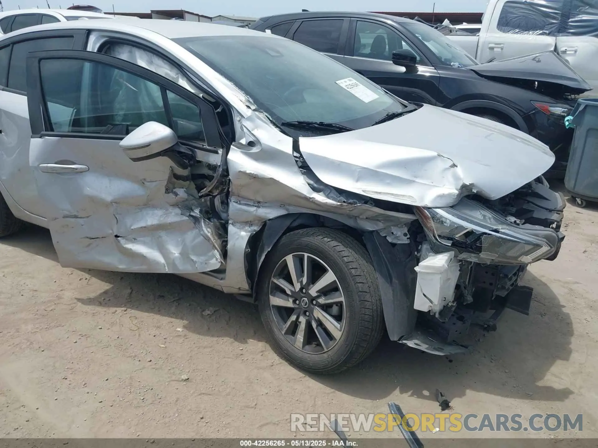 6 fotografías del automóvil dañado 3N1CN8EV4ML815301 NISSAN VERSA 2021