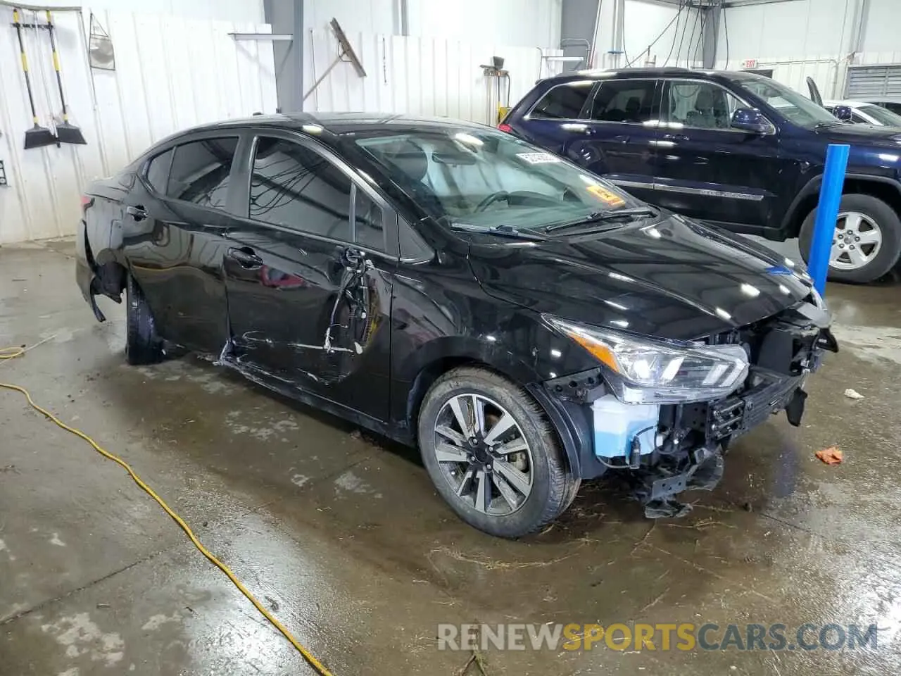 4 fotografías del automóvil dañado 3N1CN8EV4ML840571 NISSAN VERSA 2021