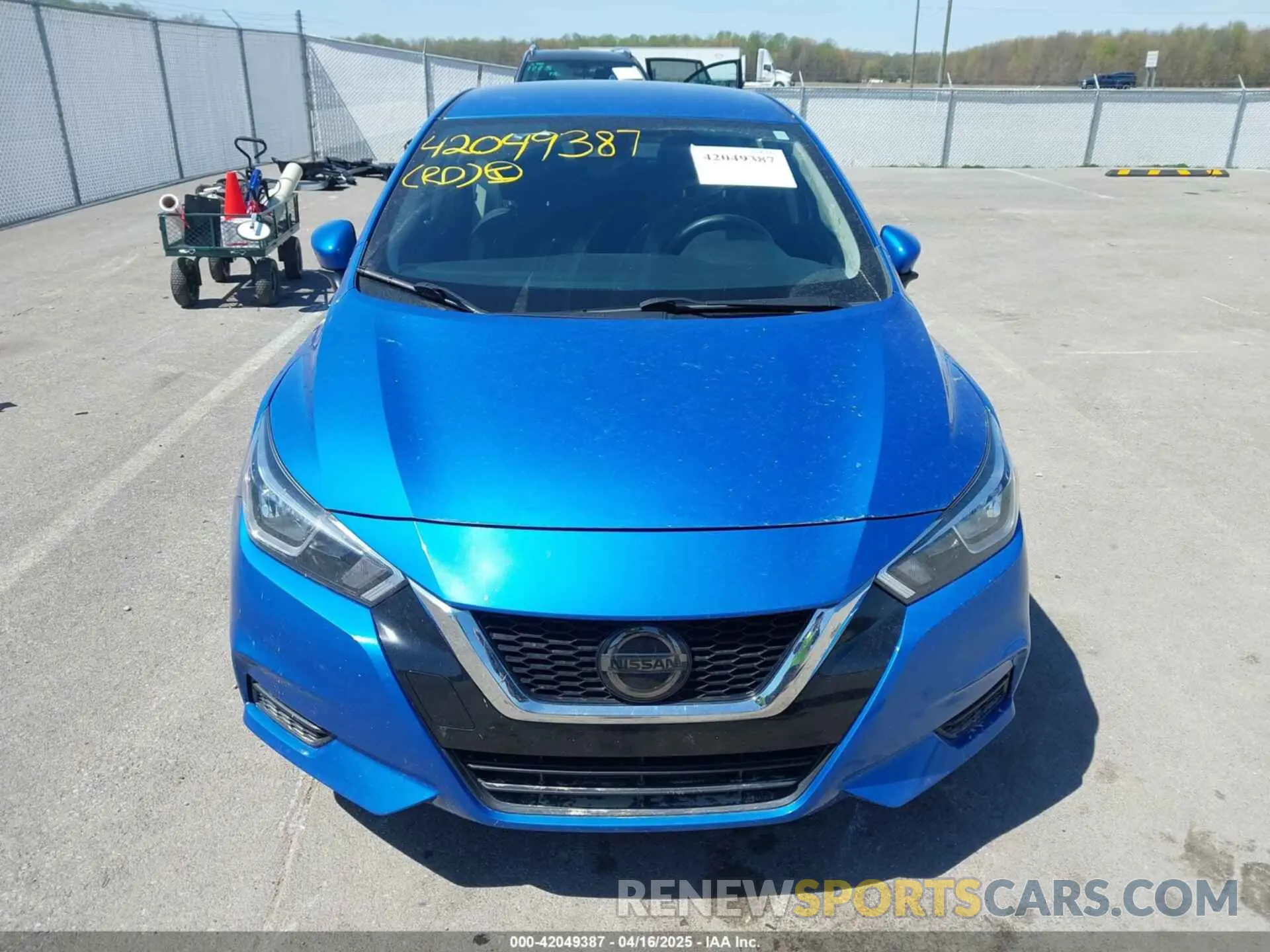 6 fotografías del automóvil dañado 3N1CN8EV4ML844328 NISSAN VERSA 2021