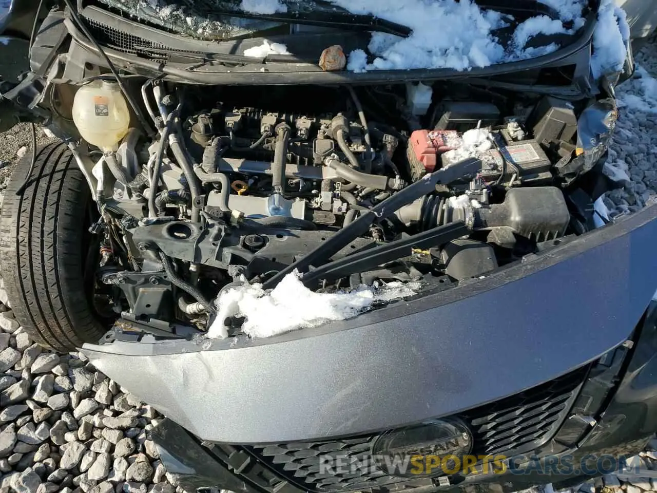 11 fotografías del automóvil dañado 3N1CN8EV4ML860951 NISSAN VERSA 2021