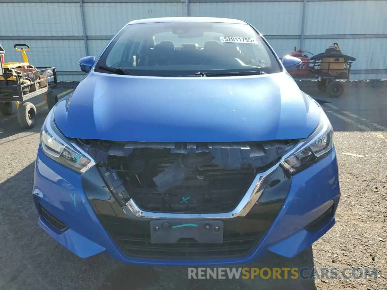 5 fotografías del automóvil dañado 3N1CN8EV4ML866846 NISSAN VERSA 2021