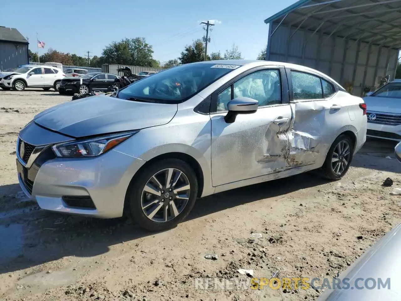 1 fotografías del automóvil dañado 3N1CN8EV4ML868144 NISSAN VERSA 2021